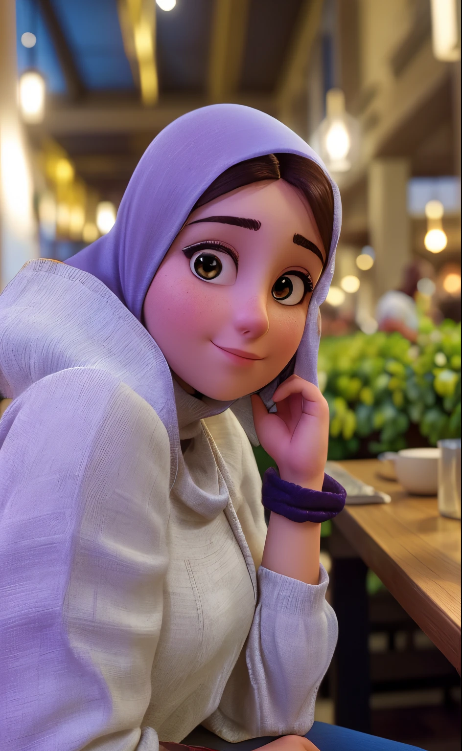 woman sitting at a table with a glass of wine in front of her, young middle eastern woman, mid shot portrait, shot on nikon z9, taken with canon eos 5 d mark iv, taken with canon 5d mk4, photo taken at night, very very low quality picture, captured on canon eos r 6, photo of young woman, pale-skinned persian girl