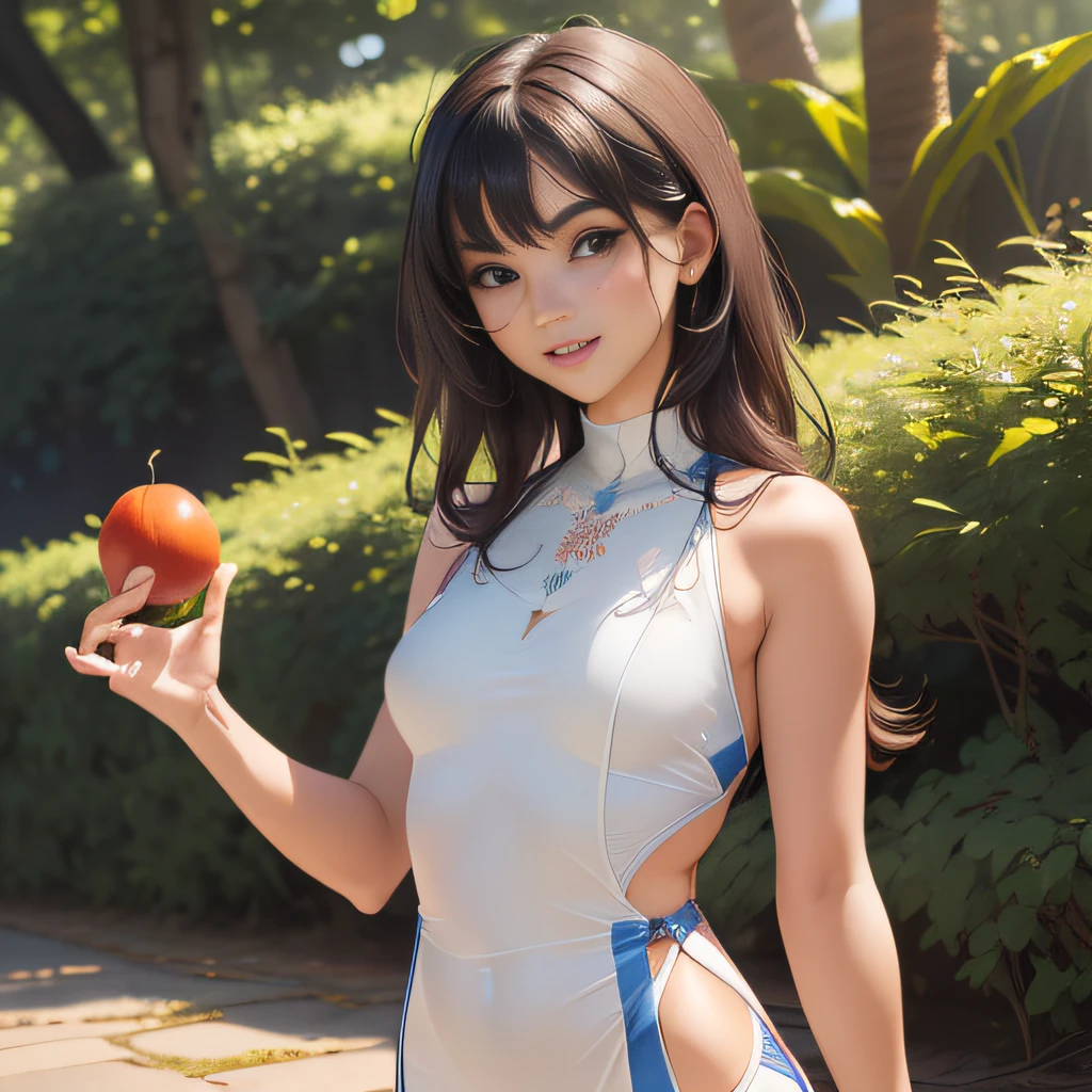 (Extremely detailed 8k wallpaper:2), (photo:2), (soigne Beautiful girl:2), (gives a lecture to friends:2), detailed (Face and eyes), (hyper realistic:1), (highly detailed:1), (epic realistic:1), rim light, (maximum details:1), cozy, (fullbody:1.3), (looking at viewer:2.0), (Woman's Attractive Qualities:2), (Attractive Woman:2), (Attractive:2), Smile, Intelligence, Empathy, Gracefulness, Sense of Style, Fitness, Grooming, Optimism, (Sensitivity:2), Sincerity, Romantic Gestures, Playfulness, Fashion Sense, (Sensuality:2), Charm, Modesty, Thoughtfulness, (Femininity:1), Flirtatiousness, Warmth, (Physical attractiveness:2), A beautiful smile, A love of life, strength and power, vulnerability, curiosity, wonder, love, (nature background:2), kawaii, waifu, Beautiful breasts, (attractive body:2), (Beautiful body:2), Beautiful pose, attractive pose, (Beautiful legs:1.0), (Beautiful clothes:1), (classic clothes:2), (elegant clothes:2), (European clothes:2), detailed clothes, (skirt:1), (blouse:1), (provocative pose)