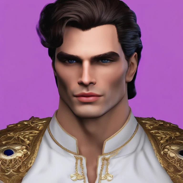 His physical presence is characterized by silver, straight, and well-kept hair cascading down a long and sharp face. A sharp jawline, straight nose, pointed chin, and the unique feature of a missing right eye add to his distinctive appearance. The left eye, a striking lilac hue, draws attention, with the empty right eye socket adorned by a sapphire or concealed by an eyepatch. Thin lips, a pale complexion, and a serious expression complete his visage. Aemond's tall, slim, and lithe build contributes to an overall image of strength and regality.,A Song of Ice and Fire,His physical presence is characterized by silver, straight, and well-kept hair cascading down a long and sharp face. A sharp jawline, straight nose, pointed chin, and the unique feature of a missing right eye add to his distinctive appearance. The left eye, a striking lilac hue, draws attention, with the empty right eye socket adorned by a sapphire or concealed by an eyepatch. Thin lips, a pale complexion, and a serious expression complete his visage. Aemond's tall, slim, and lithe build contributes to an overall image of strength and regality.,face,photo