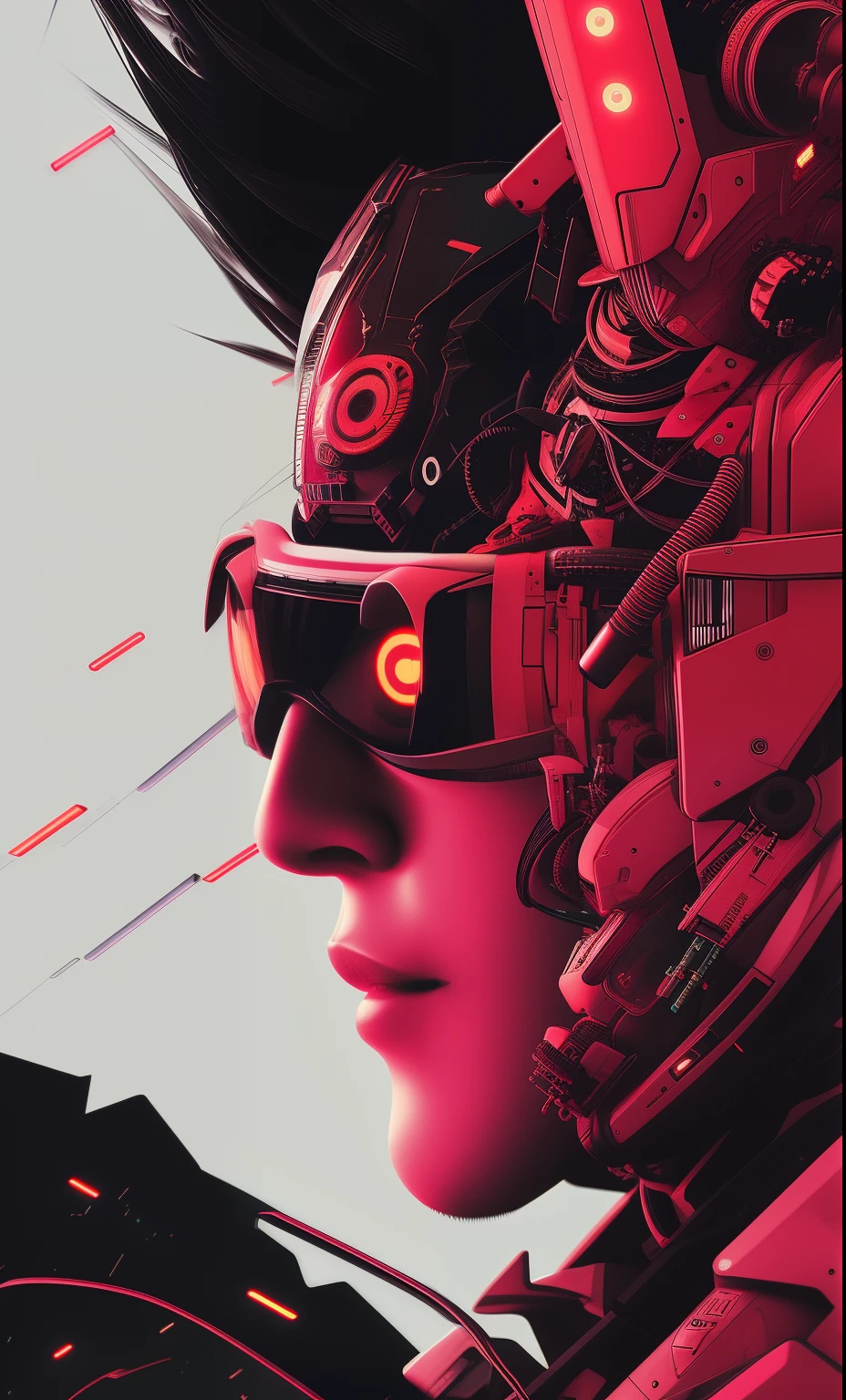 Akira, Katsuhiro Otomo style, Dark Influence, Cyberpunk, Protovision, NijiExpress 3D v2, Kinetic Art, Datanoshing, Ink v3, Splash style, Abstract Art, Abstract Tech, 3D, High definition, Photo realistic, specified, CyberTech Elements, Futuristic