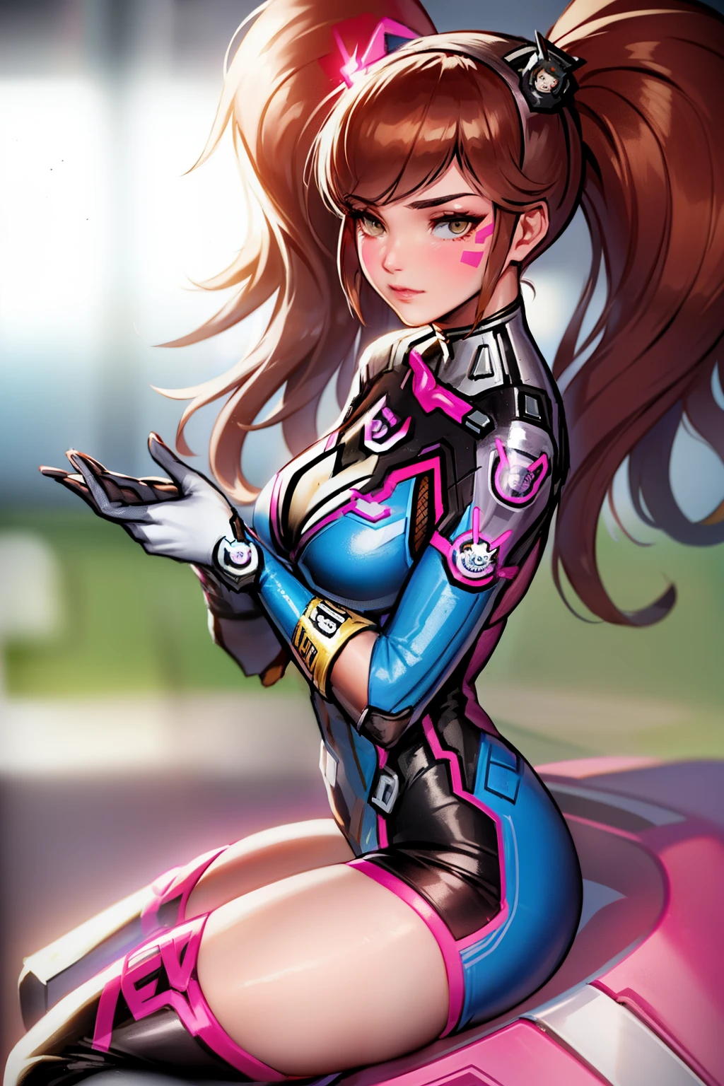 Deeva \(Overwatch 2 Version\), D.va /(Overwatch 2/), caballo rubio