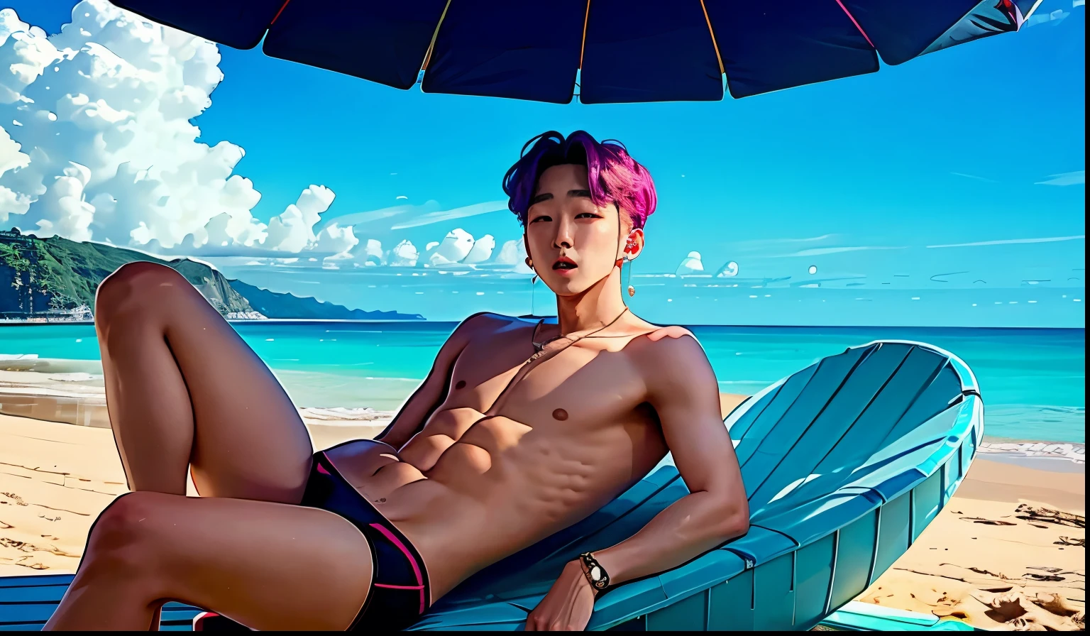 Do BTS&#39;s Hoseok on the beach