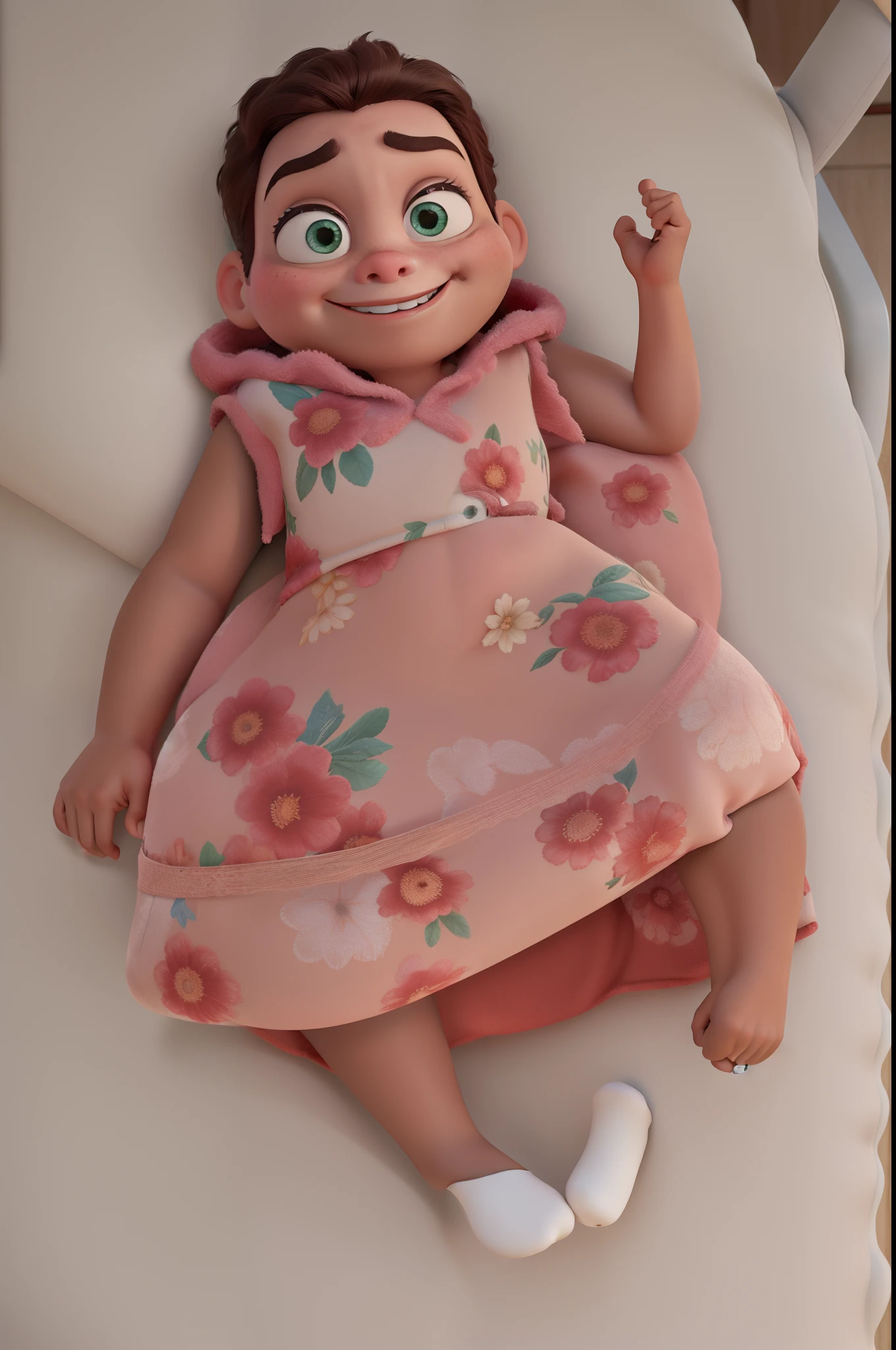 Crie uma imagem no estilo Pixar Disney