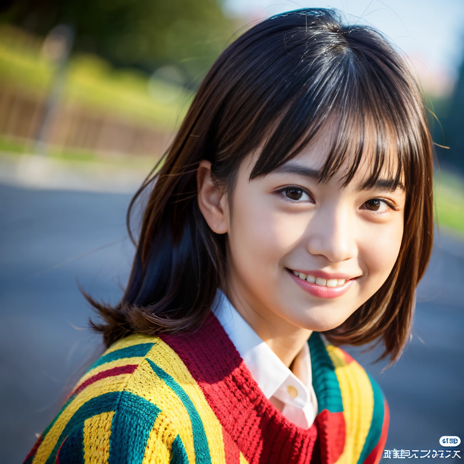 (２Split Photo:1.3)、Magazine Cover:1.3、Japanese,10 years old,Innocent face,Teenage Girl,cute,Primary school students,Private elementary school,uniform,Carrying a small red backpack,Summer clothes,Sitting、front、Cute smile、Laugh with your mouth wide open、((Semen dripping from the mouth:1.2))、Mouth full of semen:1.5、A lot of semen on the tongue、((Cloudy, thick semen))、whole body、Full Body、Semen dripping from the genitals、You can see the nipples、Not wearing a bra