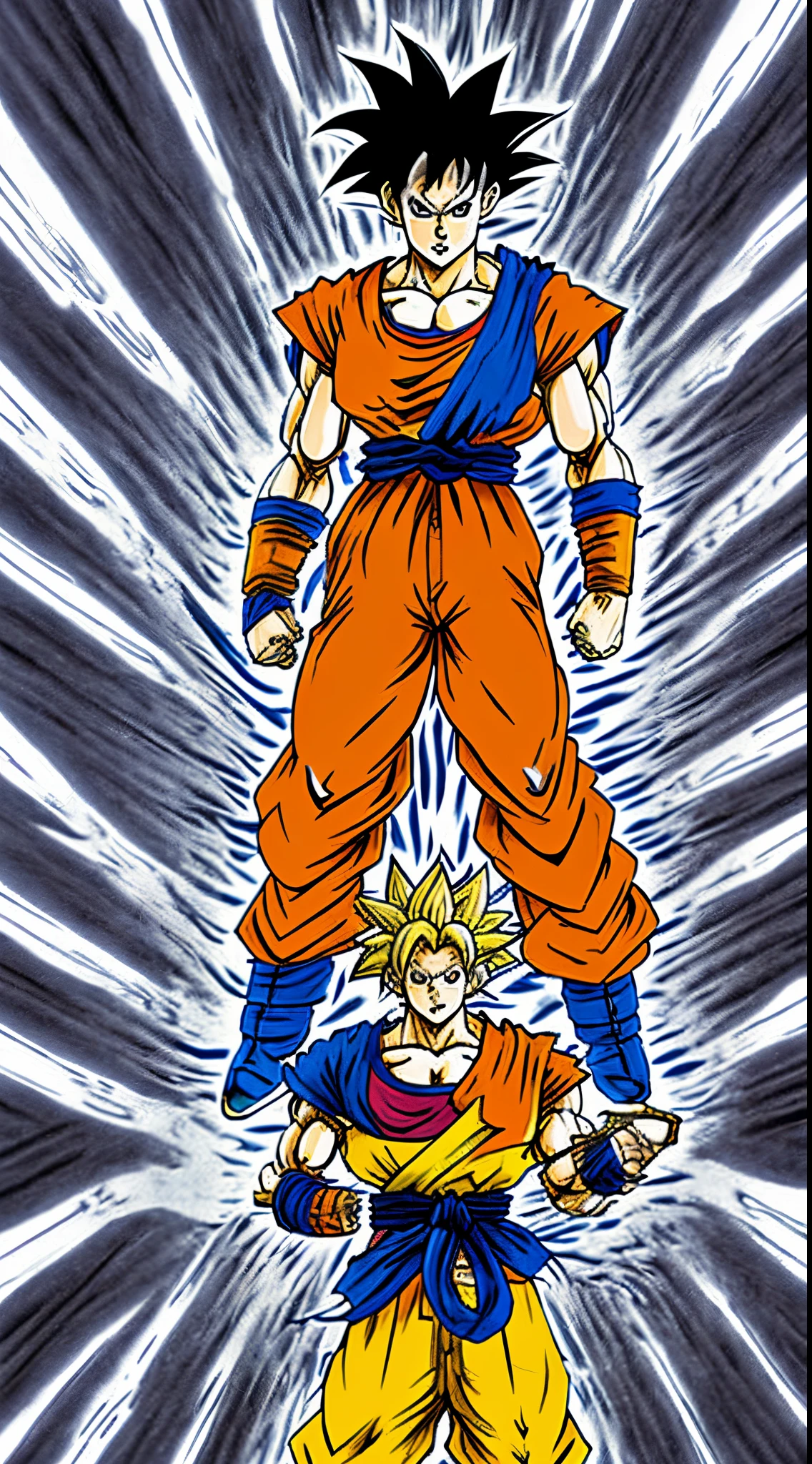 Goku wearing fashion