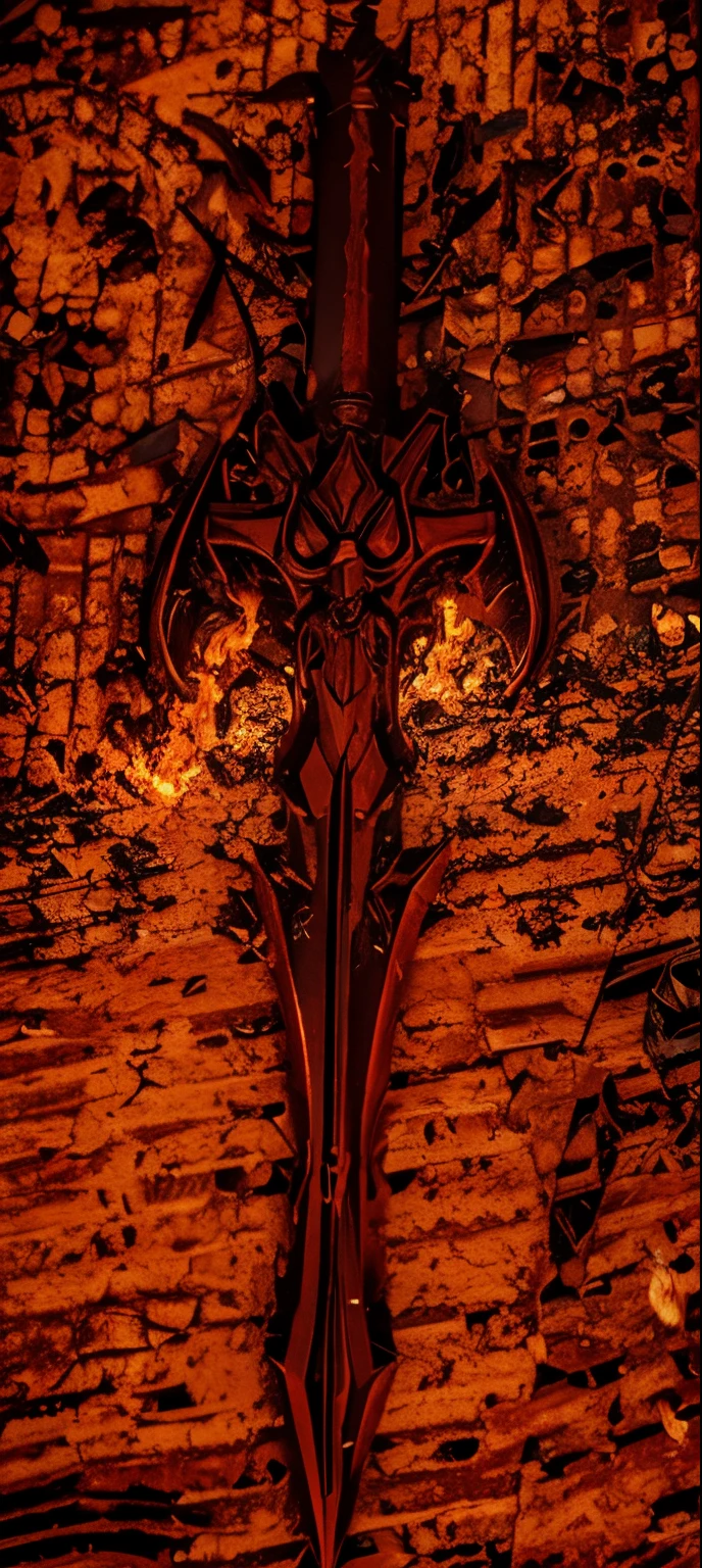 Demon background, fire effect, dead body's,8kultra