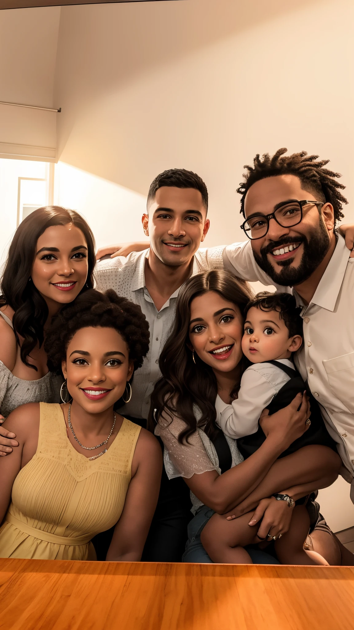 There is a group of people who are posing for a photo, family portrait, Family photo, Happy family, 2 0 1 9, 2019, imagem de perfil, Directed by: Carey Morris, Directed by: Lily Delissa Joseph, salvador, facebook post, foto de perfil, taken in the early 2020s, 2 0 2 2, 2022