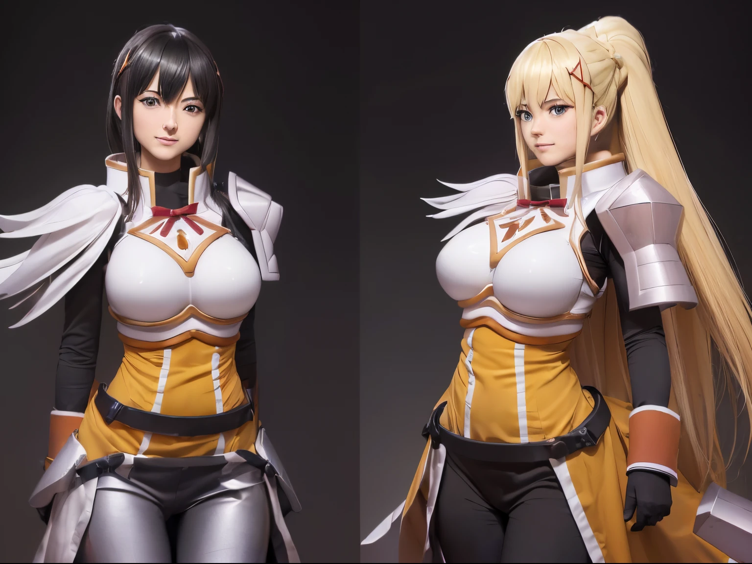 (((darkness)))8k,(((from komosuba)))(((blond)))(((una mujer vestida de amarillo y blanco con el pelo largo, Aqua desde Konosuba, cleric, female cleric, Personaje JRPG, dressed like a cleric, picture of female paladin, portrait knights of zodiac girl, female paladin, Pesada armadura blanca y dorada, pretty female cleric, Konosuba, Megumin de Konosuba)))(((Amazing tits)))caliente, hermosa,((Hornie)),(((viste su armadura y pechera pantalon negro armor)))((tiene tetas perfectas)))8k, hiperrealista todo como un motor irreal trazado de rayos render ((estilo humano hiperealista)),(((Empty dark background))). hiperrealista todo como un motor irreal trazado de rayos render estilo humano realista ,(((Empty dark background)))., Suavemente iluminado, Intimo exquisito detalle, foco nítido, intrincadamente detallado, rewarded photography, small-catchlight, bajo contraste, alta nitidez, facial-symmetry, profundidad de campo, cinematic background, Renderizado del motor irreal, Imagen central, dream-like, Suavemente iluminado, intimo, imagen de cuerpo completo ,cuerpo completo,((tetona)),((piernas torneadas)) perfect ass ecchi, hdri