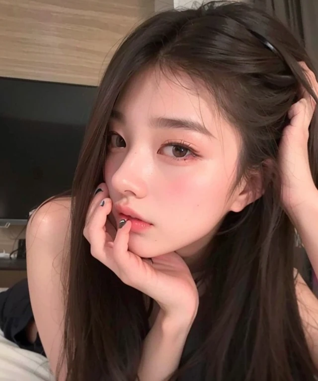 A young woman aged 25: 1.3, Long Hair: 1.2, Professional Skirt: 1.2, Daytime: 1.2, Four Corners: 1.2, Cinema Lighting, Surrealism, Ultra-high resolution, Accurate, Super detailed, Textured skin, High detail, highest quality, 8k、Ulzzang