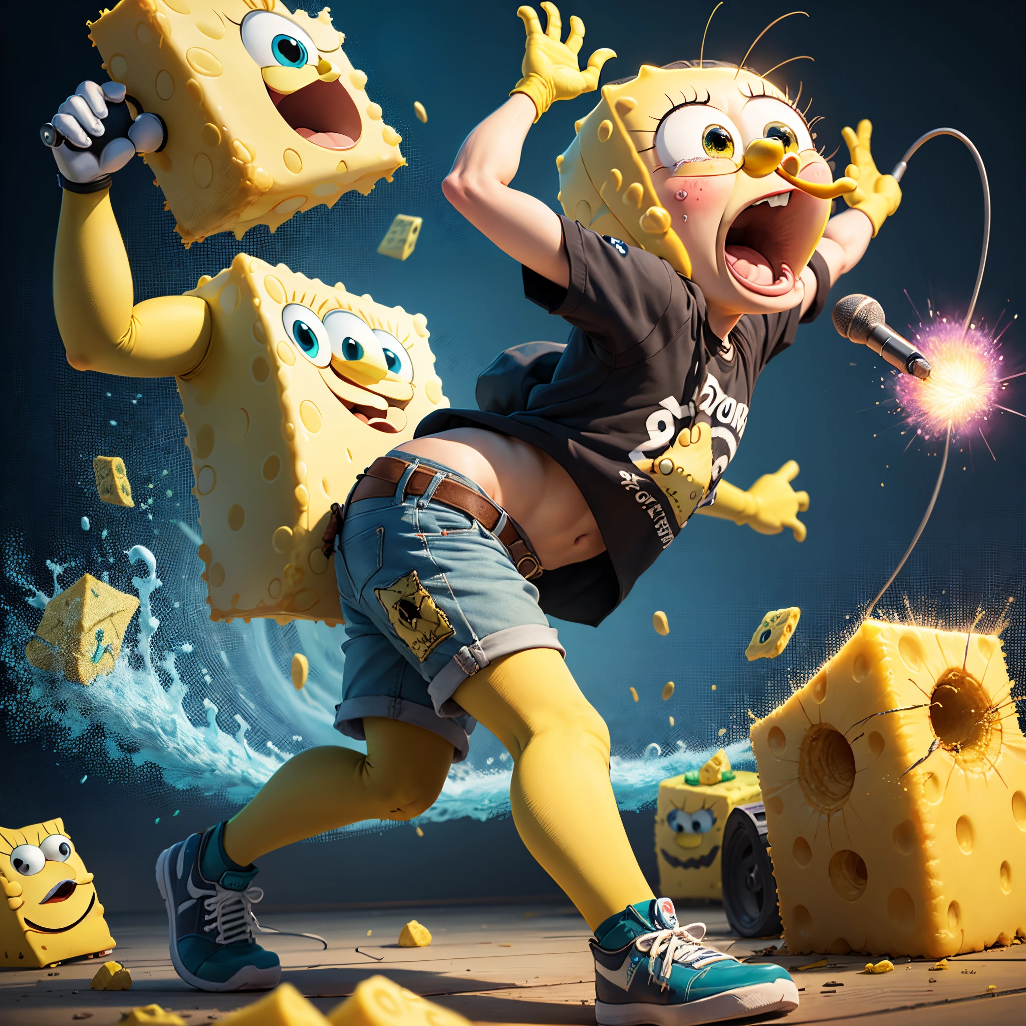 Spongebob rapping