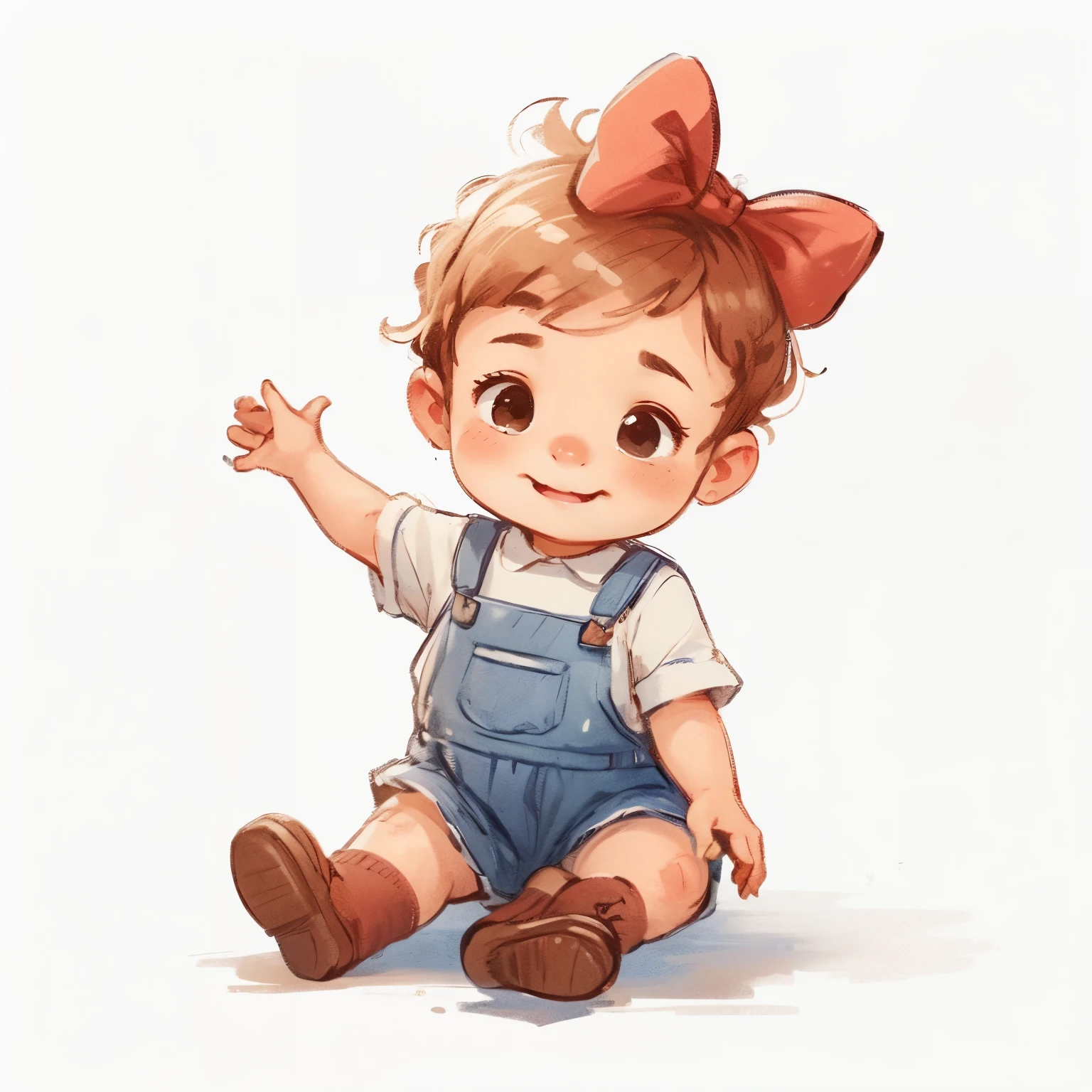 A very charming little girl
a girl with short curly hair,
different angels, in the style of childreb book charecter, charecter sheet, white background
The illustration is a high-definition illustration in 4K resolution with highly detailed facial features and cartoon-style visuals.