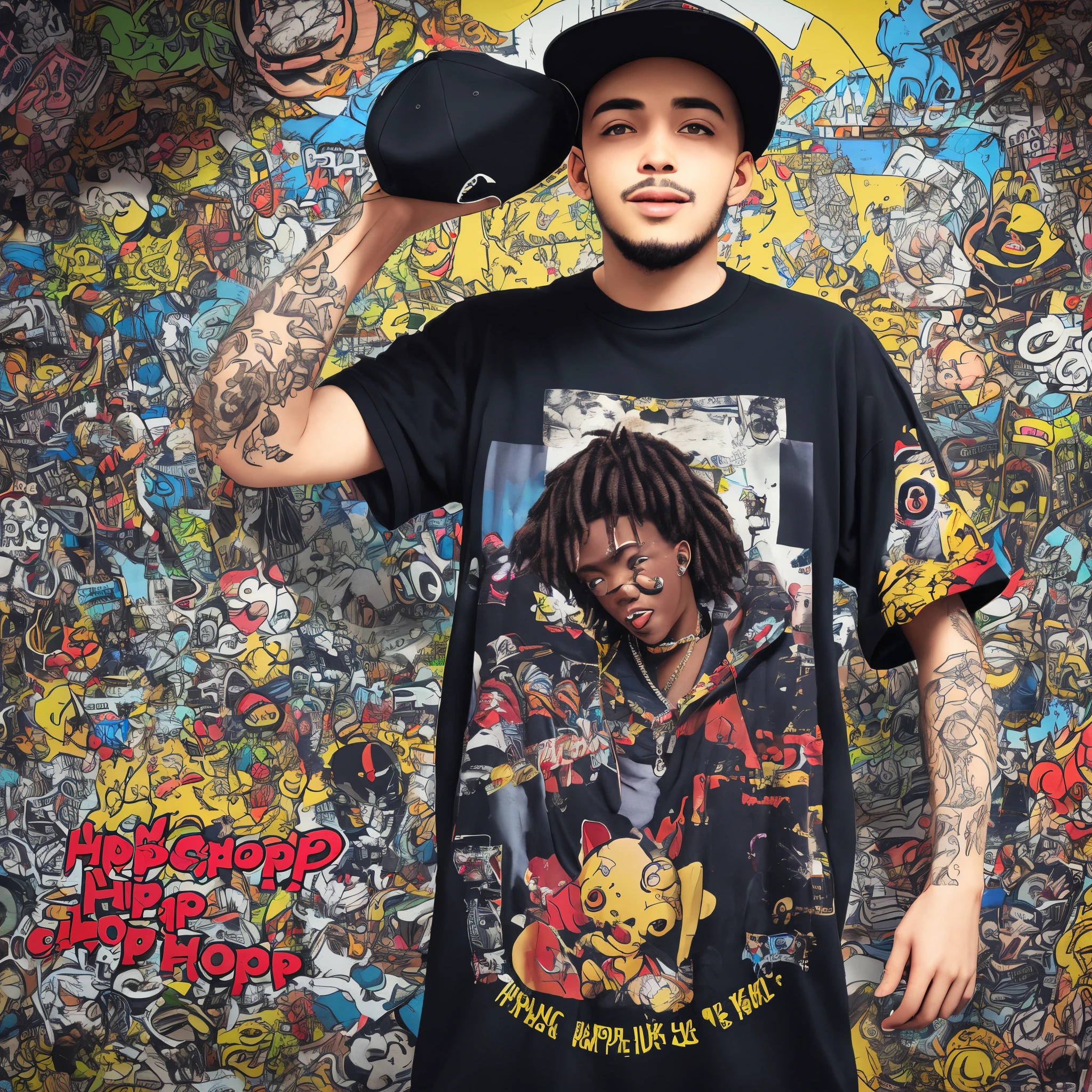 Crée moi une pochette de hip hop original