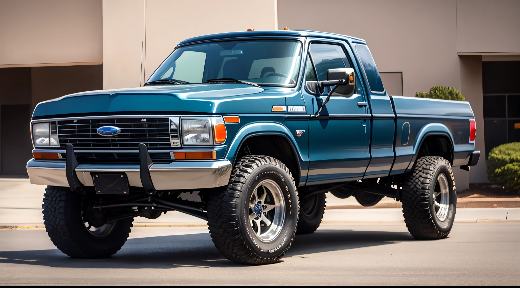 1992 ford f150 dark gray square body