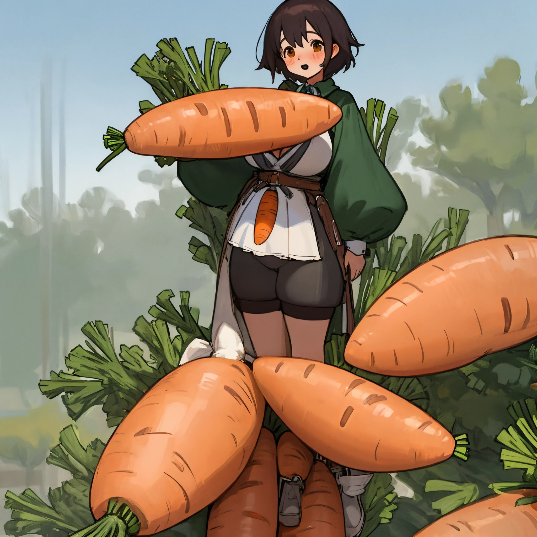 carrots　huge tit　short stature