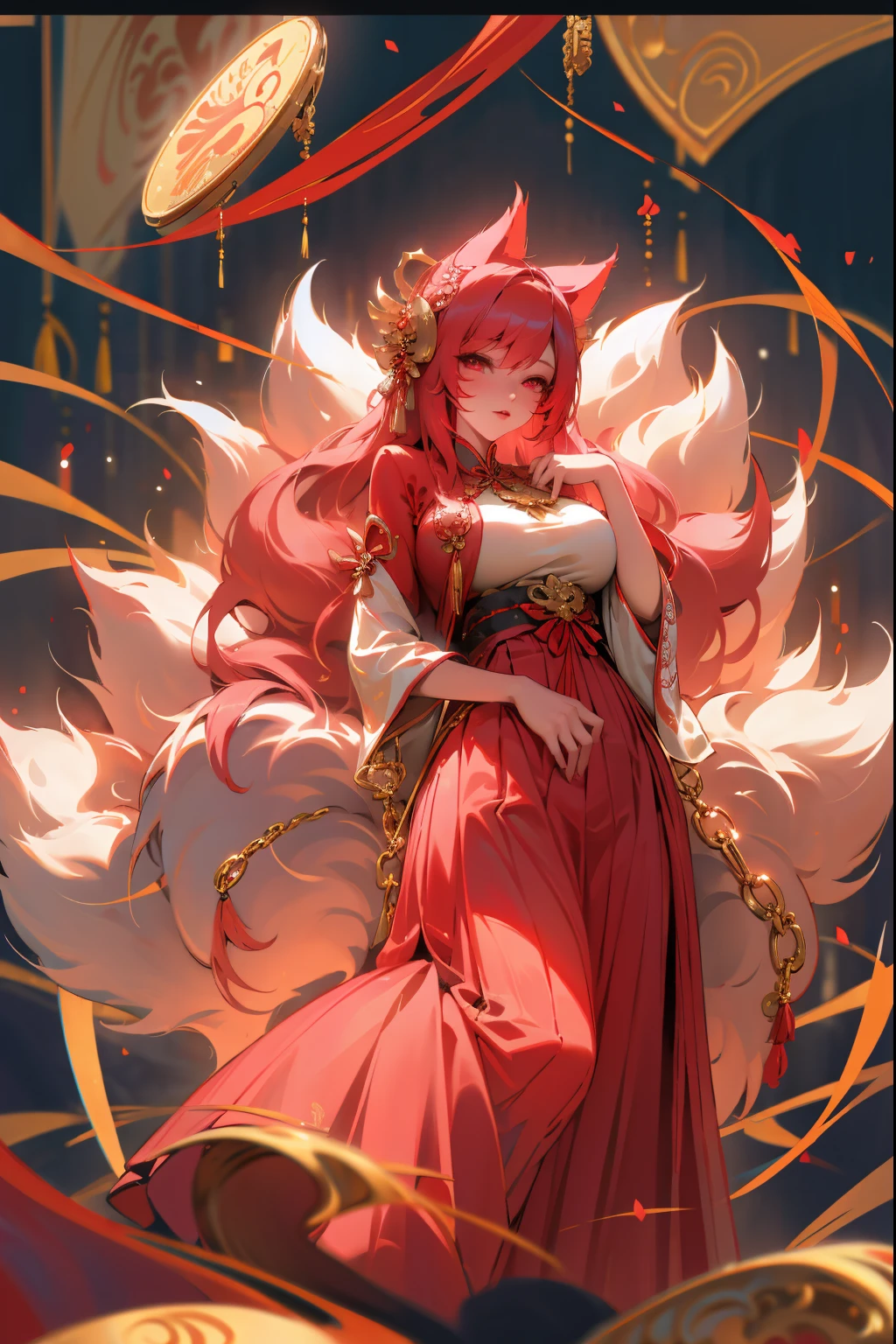 1 plump girl, Full body standing painting, 独奏, Ninja clothes, Gorgeous white dress, Akali, Akali League of Legends, Akali mask, (Block number. 1:1.2),