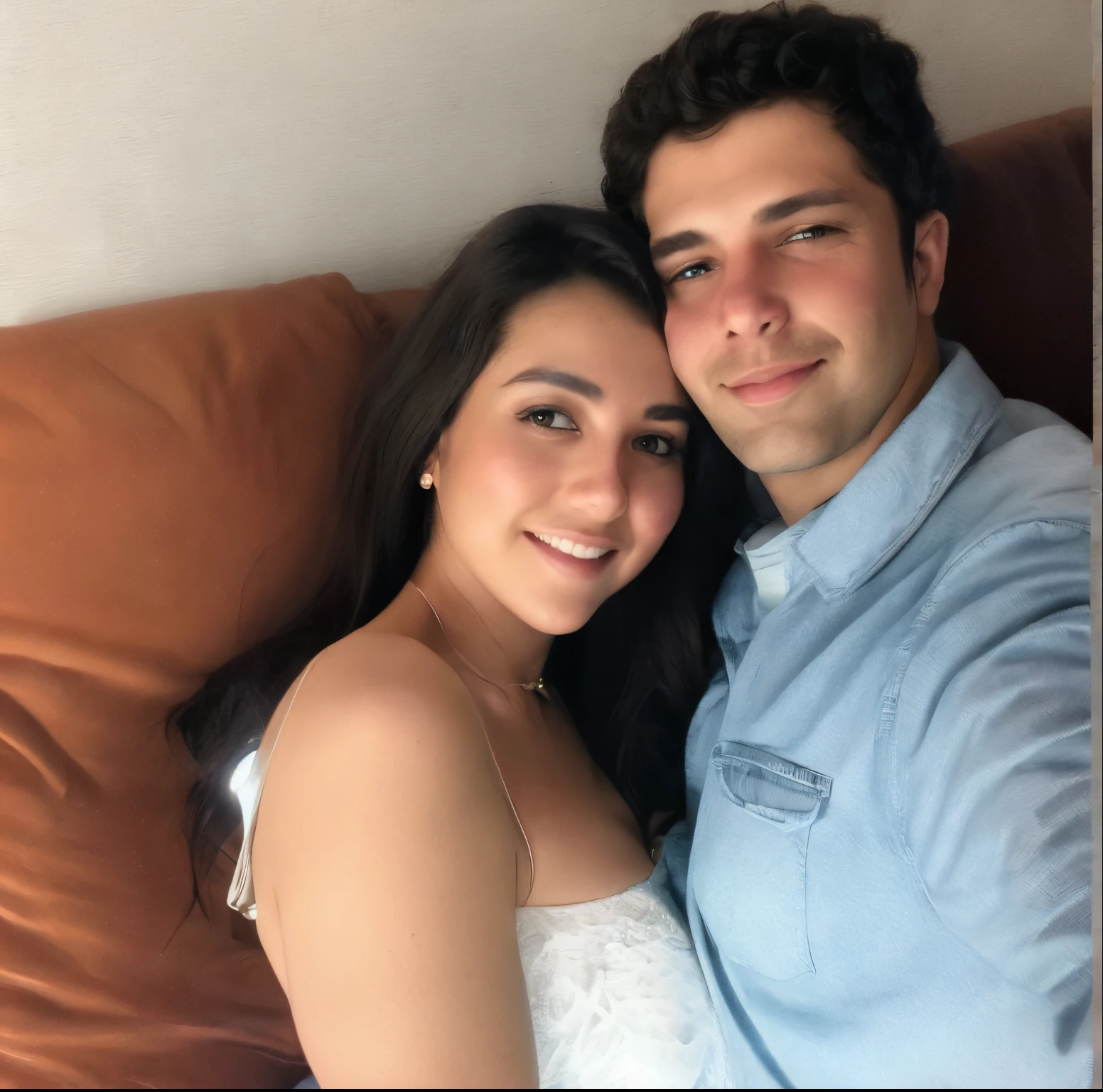 Um casal fazendo sexo de uma forma sexual,