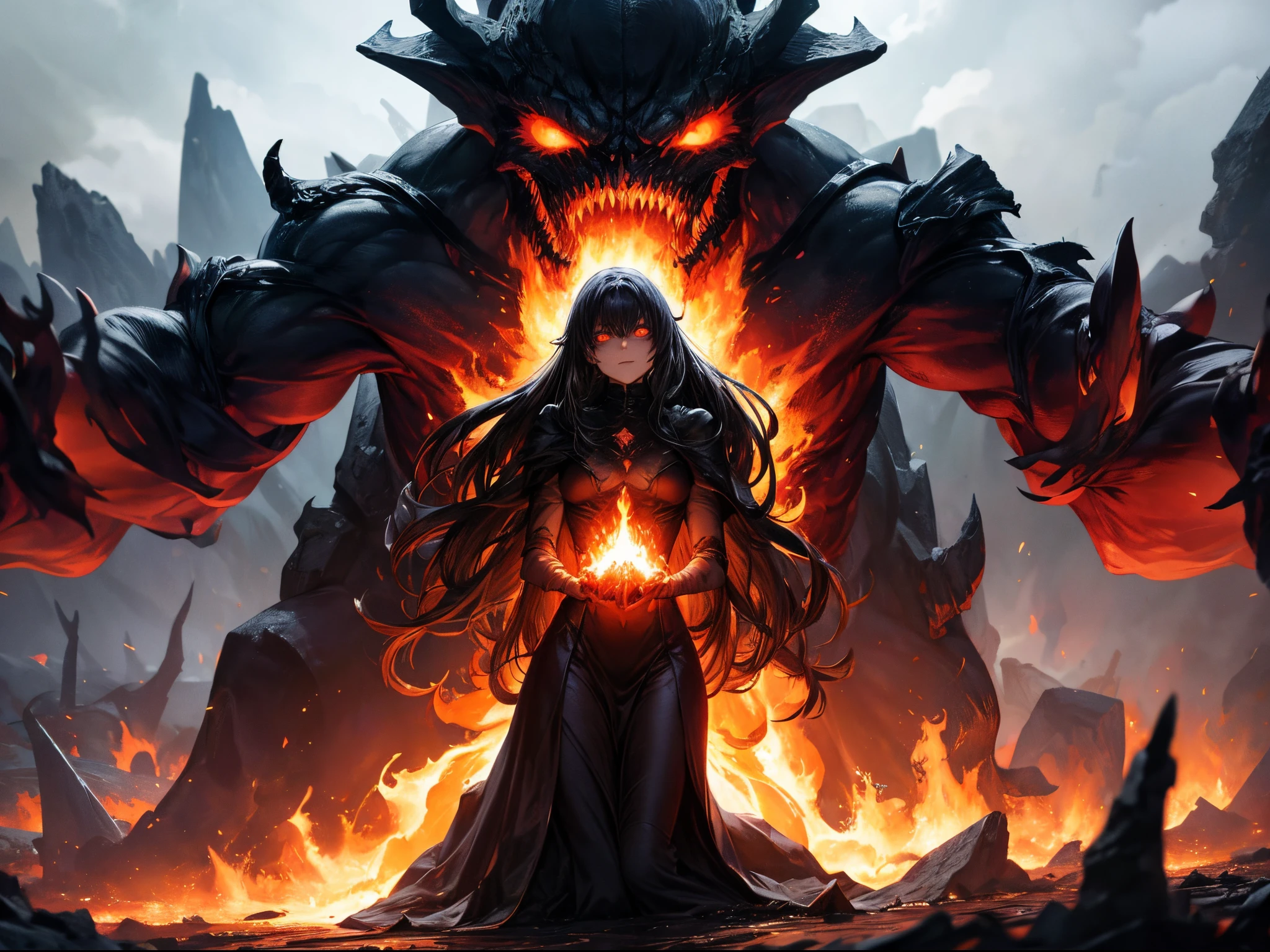 A world shrouded in darkness, where ominous whispers echo through twisted pathways and shadowy figures lurk in the shadows. The air thick with smoke and fire, brimstone and otherworldly energies collide, creating a landscape of ethereal and demonic figures. Vivid colors dance against a backdrop of light and darkness, as dramatic lighting casts intricate textures, and fiery explosions light up the burning skies.
Undulating clouds churn and morph, while strange creatures emerge from the depths, and gates of hell open, beckoning those who dare enter. Yet, a heavenly gate shines in the distance, offering a glimpse of hope amidst the chaos. Crashing waves of red-hot lava and jagged rocks give way to an unfathomable abyss, where fallen angels seek redemption, and glowing eyes peer from the depths.
The ultimate battle between good and evil rages on, with cosmic energy and mind-bending illusions. In this transgressive realm, one may experience a transformation from despair to hope, passing through a shimmering portal into the divine. As mythical creatures rise from the depths, celestial harmony emerges, bringing with it an overwhelming sense of peace.