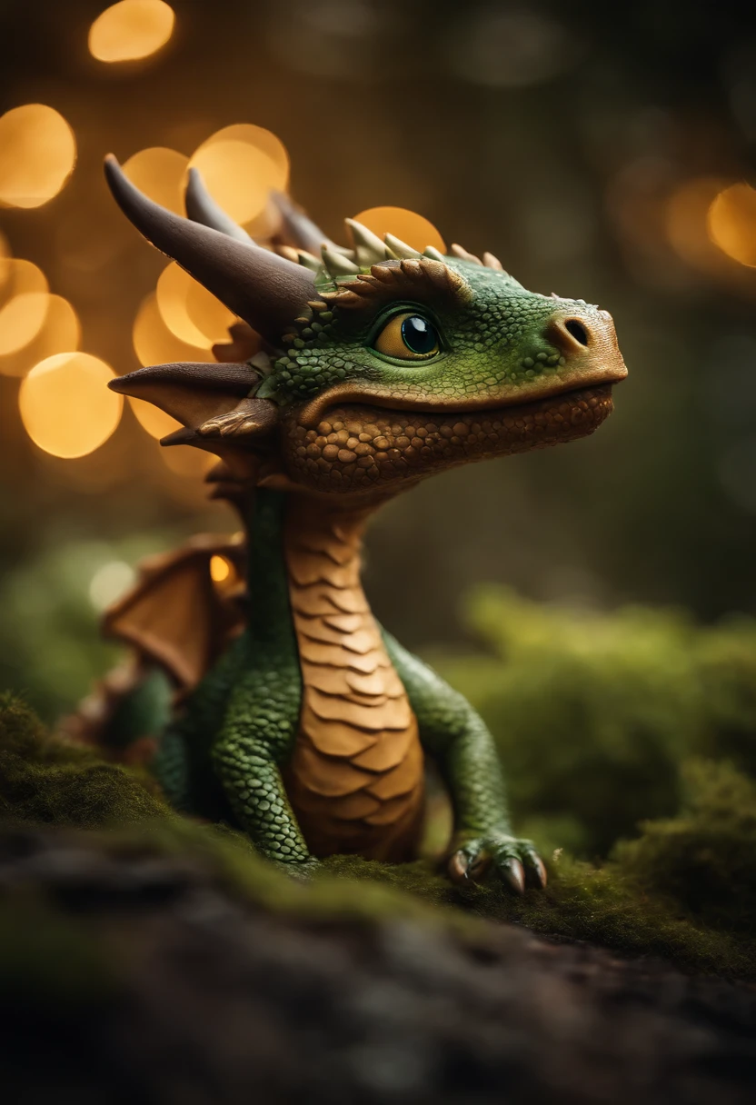 happy cute dragon