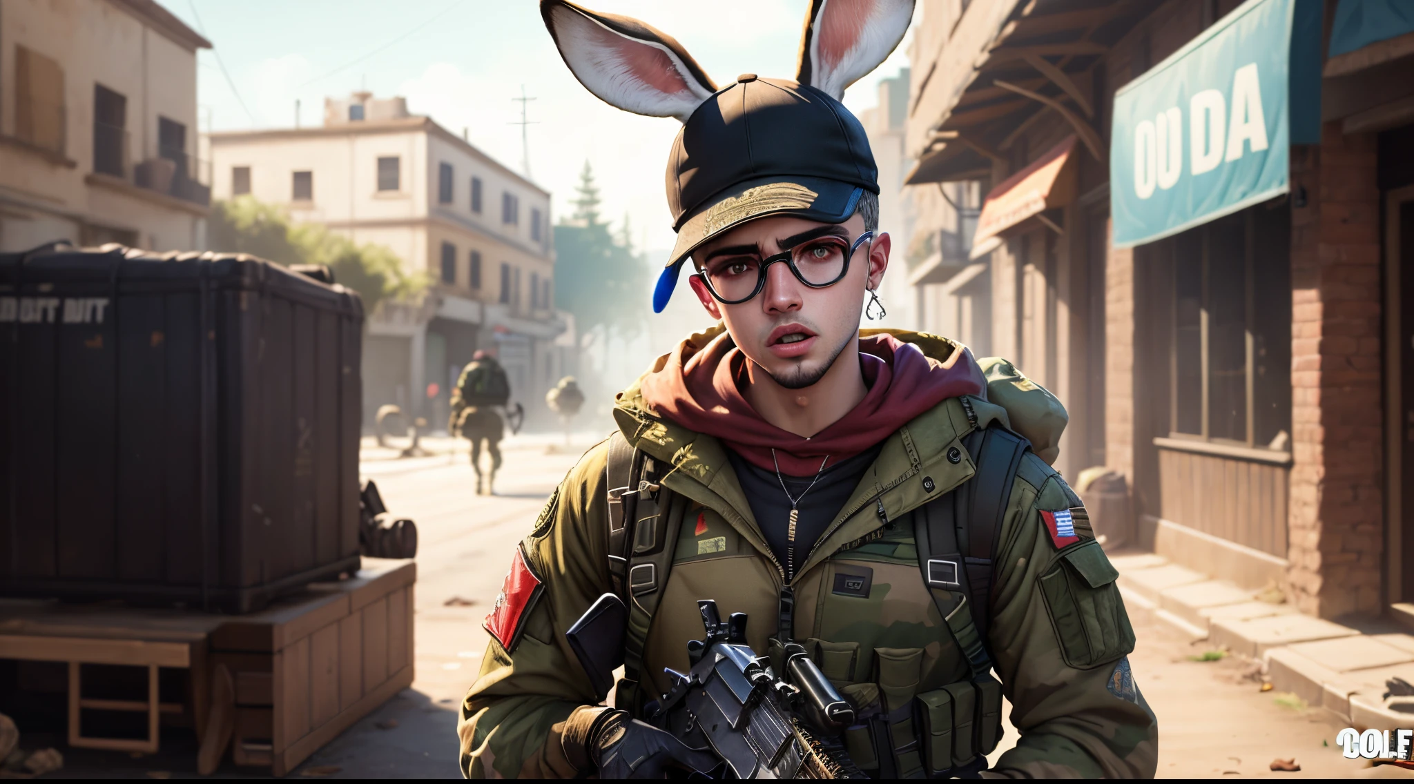 Skin de bad bunny en call of duty