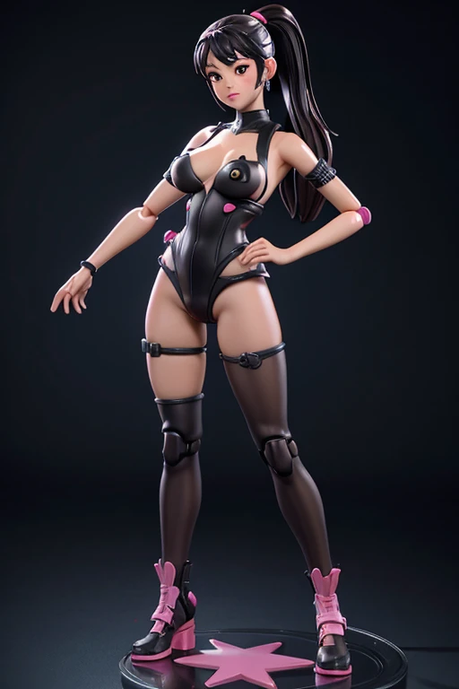 NSFW, Cute Boobs, Full Body 3D Artwork! ! action figure girl, Very good figure, pop mart toy, (Naked )blind box toys, mockup, Full body, animesque, 3D Artwork, OC rendering, high detailing, Bright, Studio Lighting :1, blush stickers, shy, blush, tearing up, black hair, short ponytail, embarrassed, C4D, blender, masterpiece