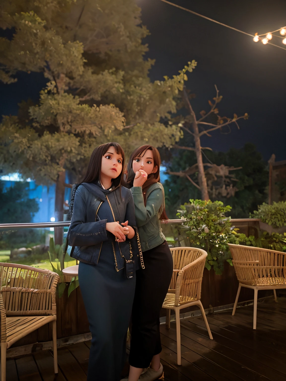 two girls