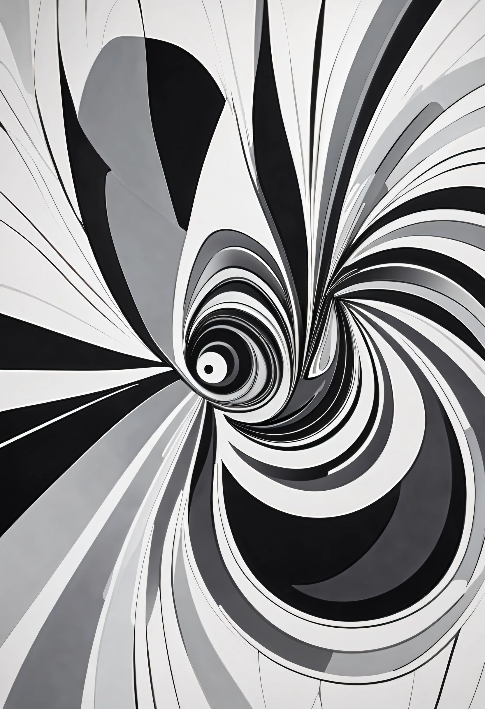 (black and white,monochromatic,abstract,line art:1.2),vibrant colors,detailed lines,contrast,harmony,smooth curves,fluid composition,high contrast,expressive,eye-catching,modern style,kinetic energy,colorful lines,geometric shapes,exploration of form,playful,striking,dynamic,whimsical,multiple layers of lines,abstract shapes,emotional impact,sharp angles,organic patterns,graceful linework,symmetrical,eye-catching composition,bold,energetic,harmonious balance,illusion of movement,vivid,alive with energy,visual rhythm,sharp,dynamic flow,imagination,visual impact,spontaneity,vibrant color palette
