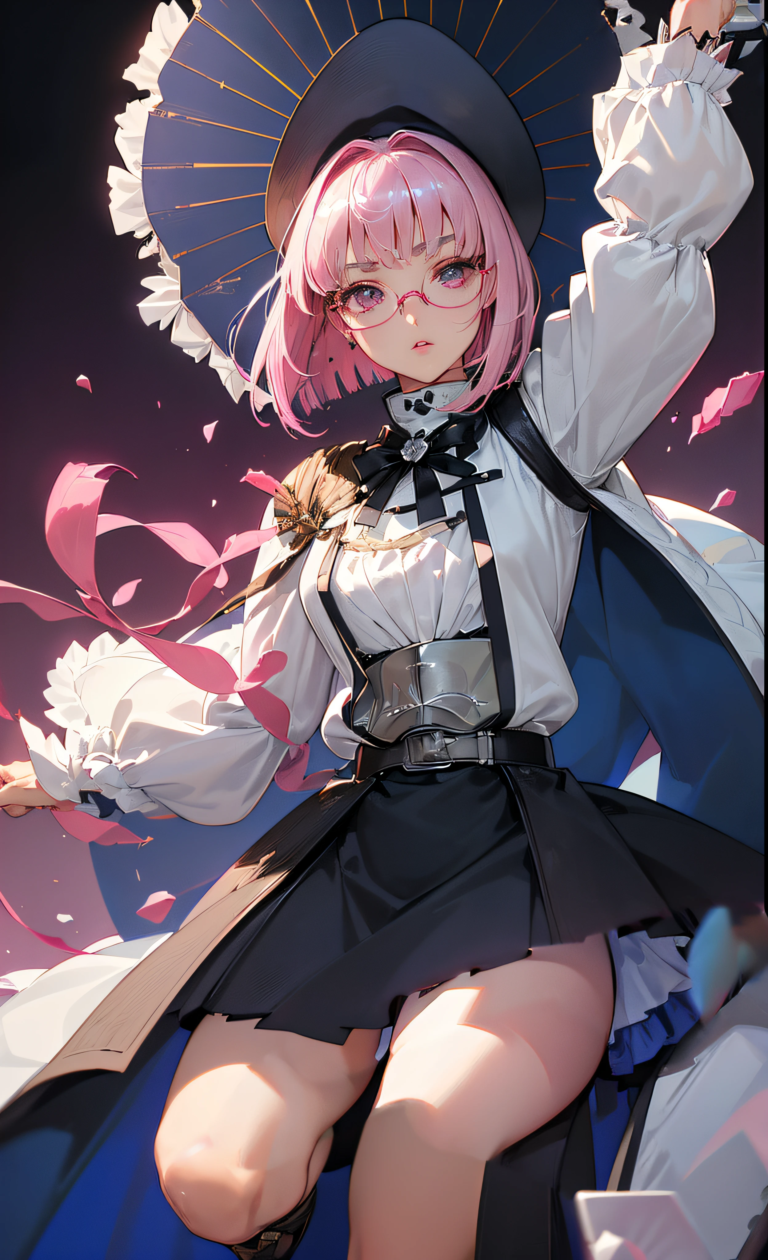 skirt and thighs