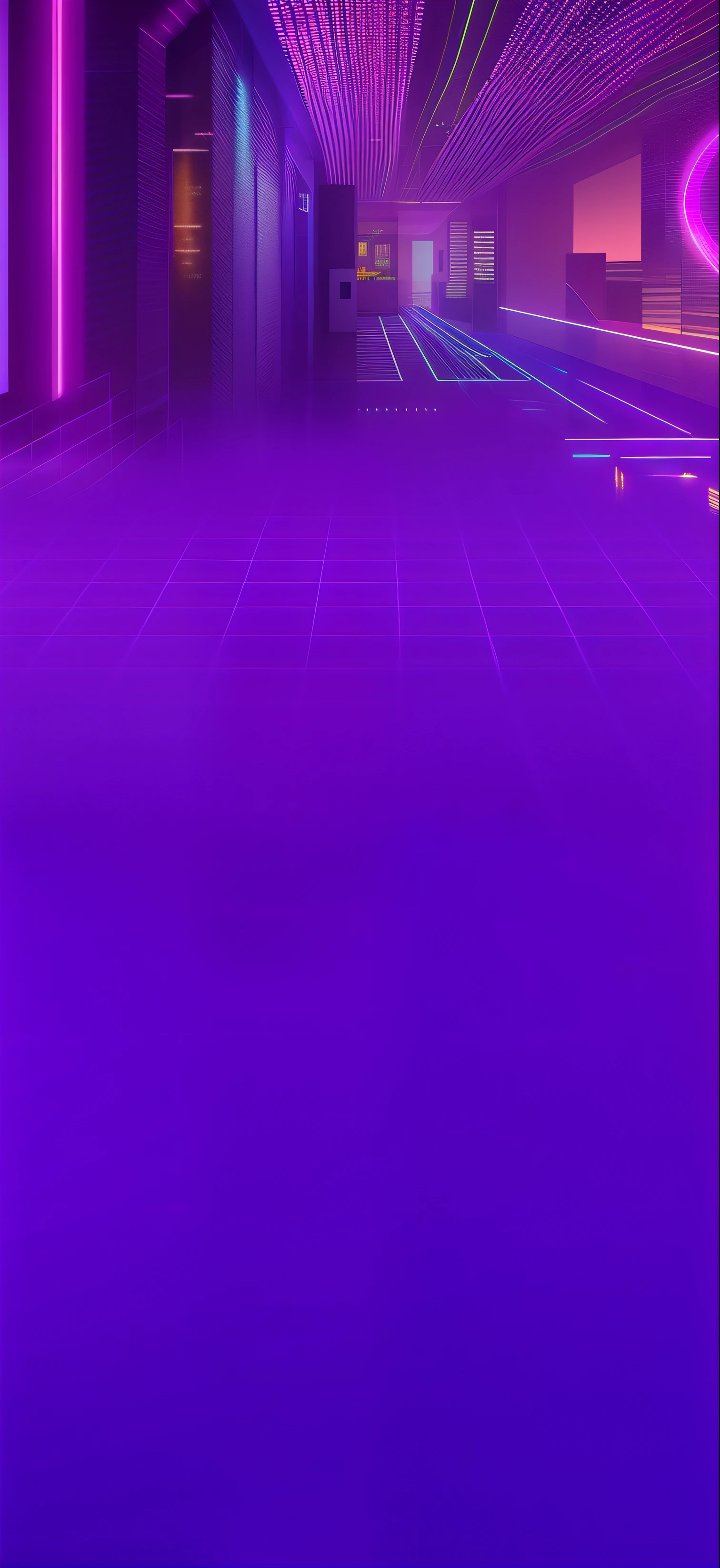 Purple neon light shines in dark room with checkered floor, background is purple, purplish space in background, basic background, solid color backdrop, isolated Backdrop, fond violet, background bar, dance hall background, empty background, Pure purple background, nightclub background, Background with(Hard), vivid background, synthwave background, detailedbackground, PURPLE NEON MONITOR LIGHT, background artwork