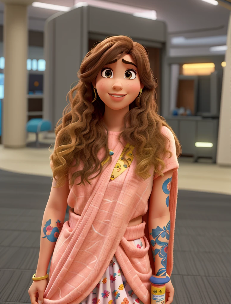 Personagem igual aos filmes Disney Pixar