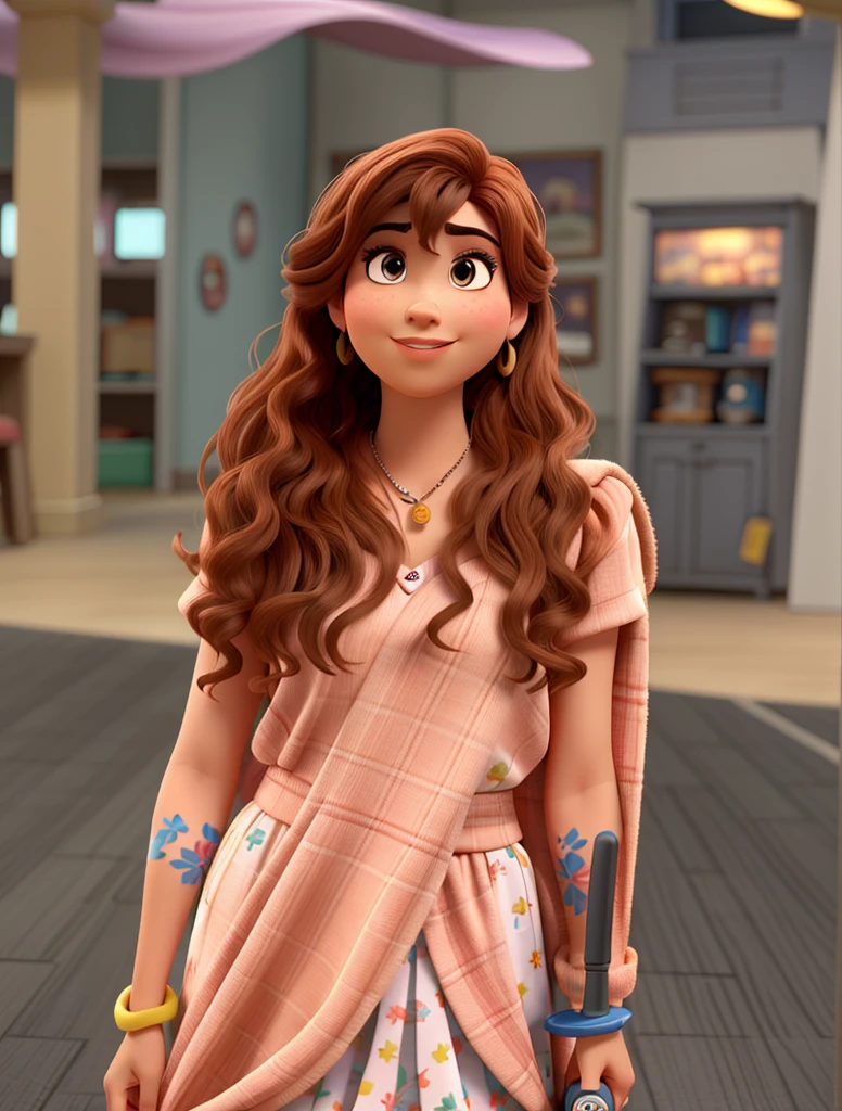 Personagem igual aos filmes Disney Pixar