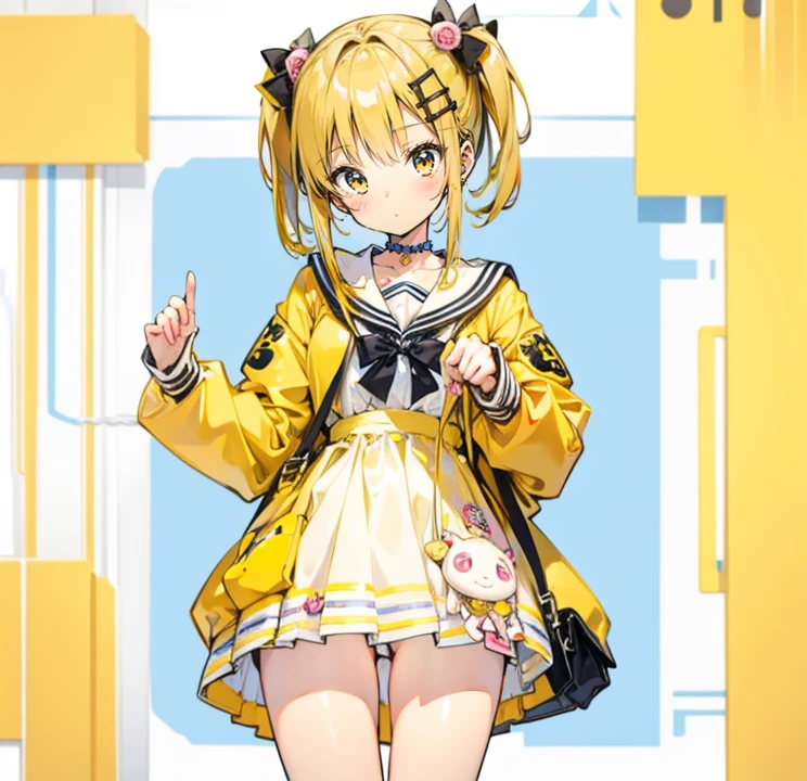 kawaii、yellowish clothes、Harajuku fashion