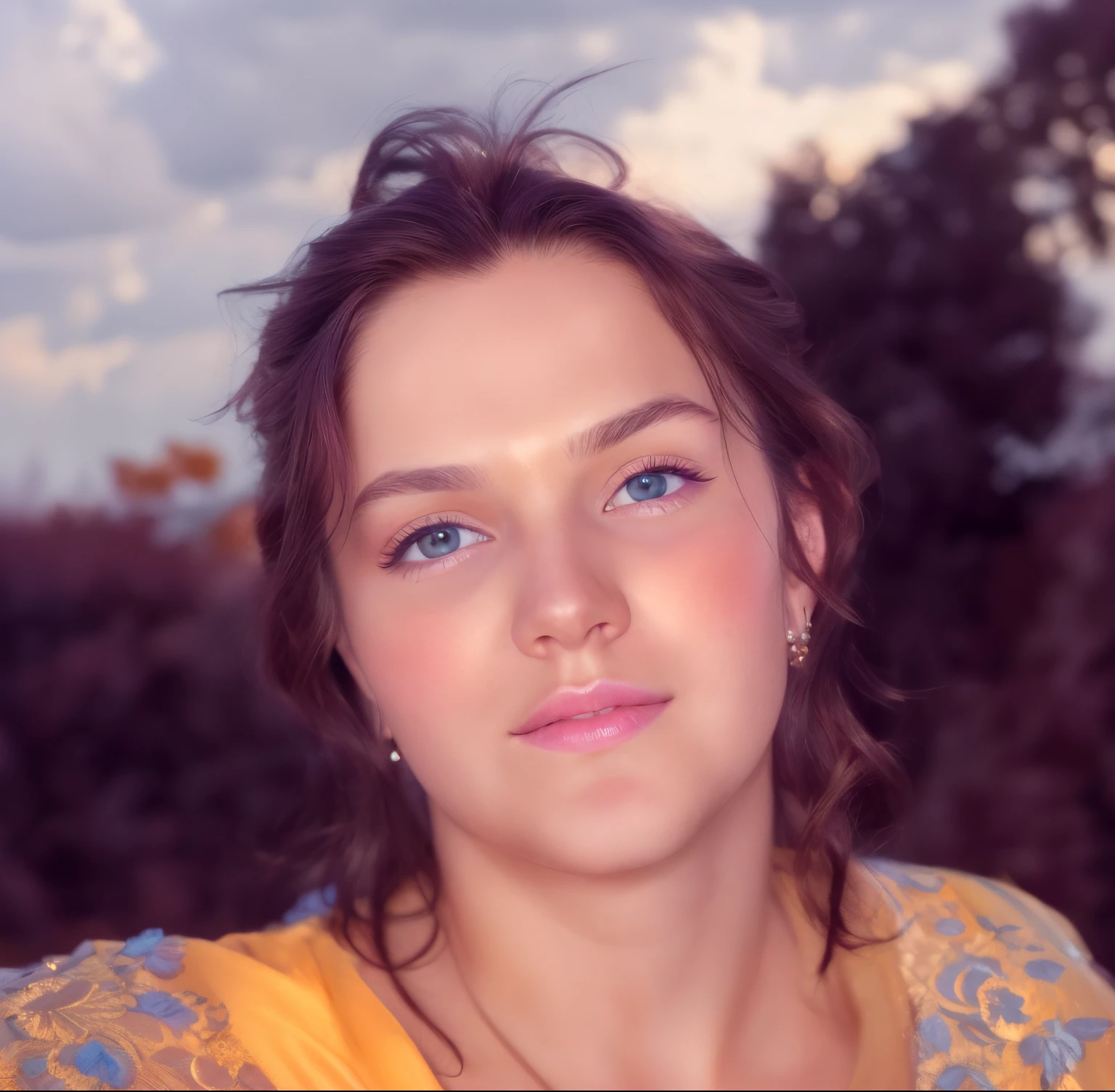 "(best quality,4k,8k,highres,masterpiece:1.2),ultra-detailed,portrait,female,charming expression,piercing eyes,beautiful detailed lips,soft skin tone,long flowing hair,subtle makeup,elegant neck,ethereal lighting,vivid colors,photorealistic:1.37"