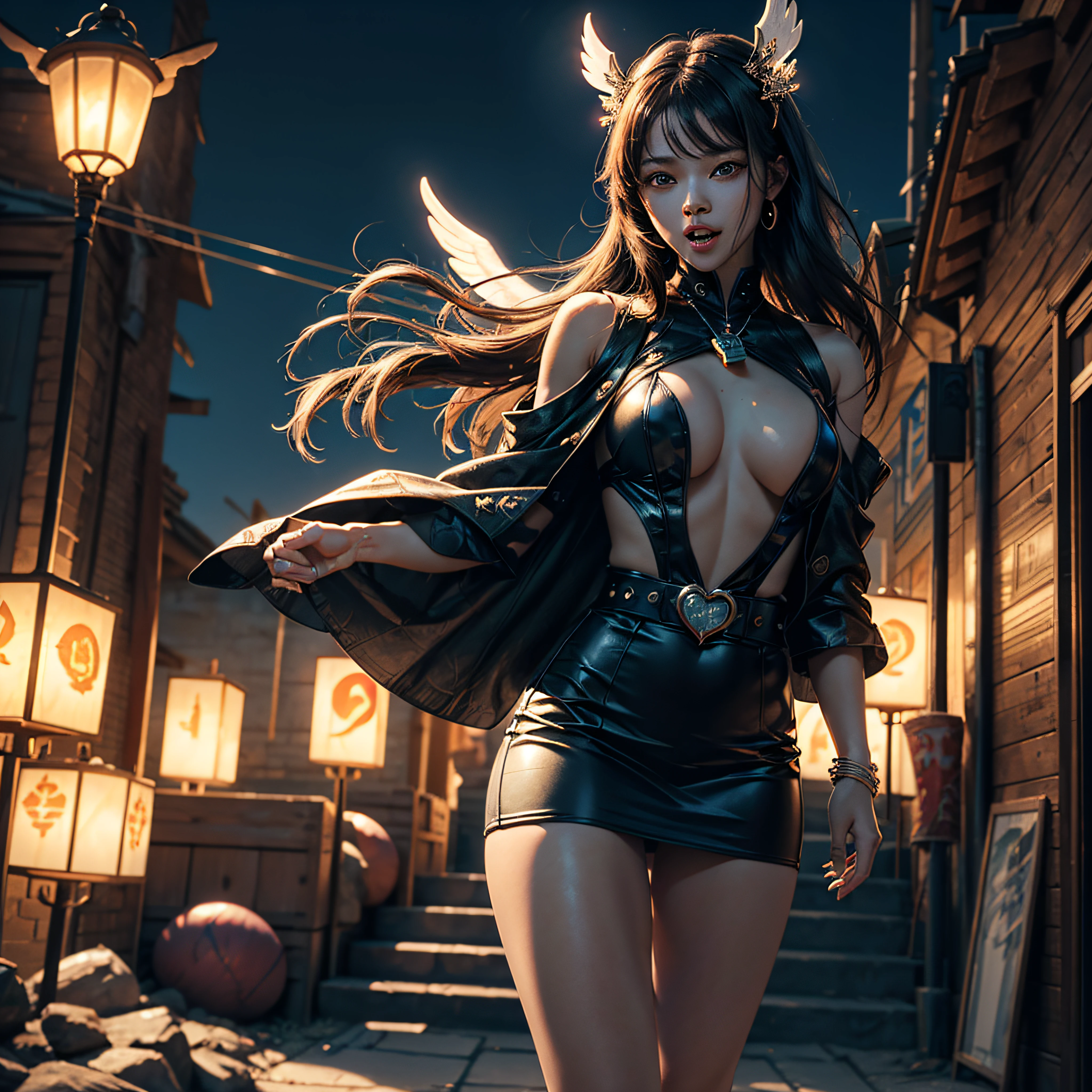 Cinematic ultra unrealengine5 VanGogh masterpiece ๐๐ฆ๐นโค(๐๐ฉ๐๐โ๐๐ก๐
)๐ช๐ข๐ก๐ ultra_high-quality ultra_high-res CowGirl deep path equirectangular Gorgeous Diva epic eyes howling meticulously intricate ultra_high-detail pro-photorealistic ((athletic Diva Queen Arch-Angel Native dreads african tanmed skin obvious agate perfect divine ecstatic cheekbones effects reddened embarrassed lazuli gorgeous (Bright Eyes, Bright Eyes) ultra beautiful_Eyes Brown Pupils Black Iris Turquoise Sapphires Open Mouth Teeth Smile tongue wet pilot Jacket Floating fringe Pearls Eccentric Cape Levitating Shoulders-Off chemise blanches dentelles clavicules papillotes reveal breasts falling sideboob felt satin orange corsait yellow spinel thick leather skirt silk assortie amples nombril revealing heart belt_chastity crux diamond cadena pubic scarlet pubis-hairy obvious indigo Size silver adorned padlock Gold thighs legs garters Gothic inox boots)) enhanced ultra_sharpness luminescence Moonlight volumetric lightning contrast saturate optimal accurate extreme improved reflex UHD 256K 128K 64K 32K 16K 8K NVIDIA_RTX_RENDERING RAY_TRACING DLSS_3 EFFECTS_CINEMATIC XT3 HDR DSLR cgi vfx sfx 3dcg color-coded romm rgb pbr fxaa txaa ssao hearth earth heart sundrop Bruce_Weber tatoo sex girl naked nsfw varied multi etc. --v 5.2 --s 1000 --c 20 --q 20 --chaos 100