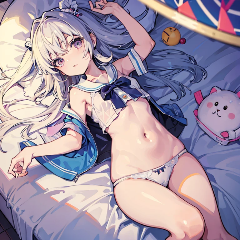 with white underwear visible