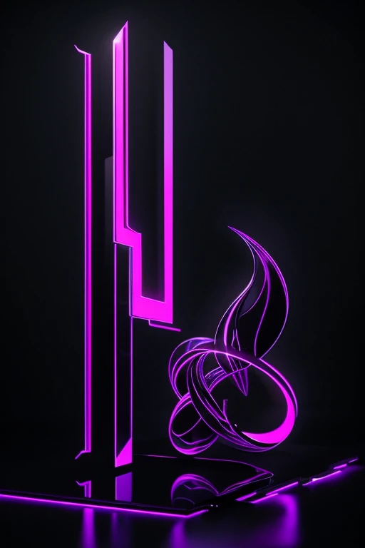 01_Three-dimensional blocks, one in the scene, frontal view. Black background, glossy, highly reflective surface - black floor. Volumetric 3D blocks - hieroglyphs (Maxzen). Vertical composition, a three-dimensional design of three-dimensional hieroglyphs (Maxon) for the entire composition. Black Background, mirror black floor: neon glow, pink, red glow, cold side lighting from the side.
02_Stylists; electronics, tectonics, volumetric form of cyber-punk, fantastic tectonics. Black background in the background. "Alien", anime style, fantasy. Epic hieroglyphs for the entire composition (Maxon).
03_Realistic 3D render, unreal engine, SD quality (glow, reflection, refraction, X-rays). Ray tracing, caustics. Top quality, a masterpiece of visualization, cinematic image. Clear focus, general dimming, neon glow, reflection from a glossy floor. The general scene is buried in halftones, black space. The bright glow of hieroglyphs in a shadowy space. Tectonic blocks. Metal, plastic, shiny surfaces, relief, and patterns. (Maxon). Fantastic shape for the entire composition. , frontal foreshortened image, slight vertical perspective. Darkness, dust, glow.