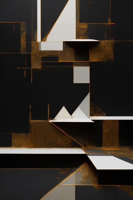 _((Artistic Masterpiece)),((abstract painting)),((Avant-garde)),(contemporary art), Temporary art, design. (Geometric shapes), (plane), (trigonometry). Modern architectural forms. Project.
High quality. Wide format 8K. Restrained range of colors. Clarity of forms.