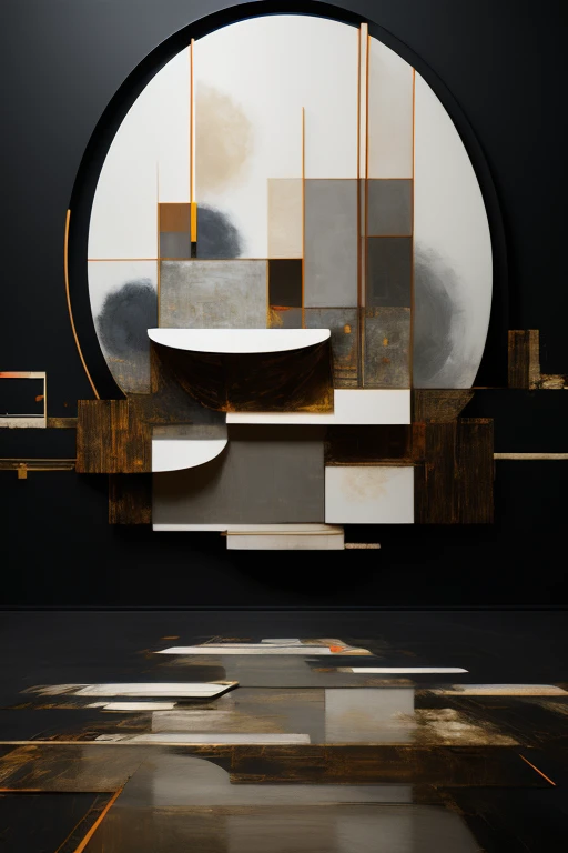 _((Artistic Masterpiece)),((abstract painting)),((Avant-garde)),(contemporary art), Temporary art, design. (Geometric shapes), (plane), (trigonometry). Modern architectural forms. Project.
High quality. Wide format 8K. Restrained range of colors. Clarity of forms.