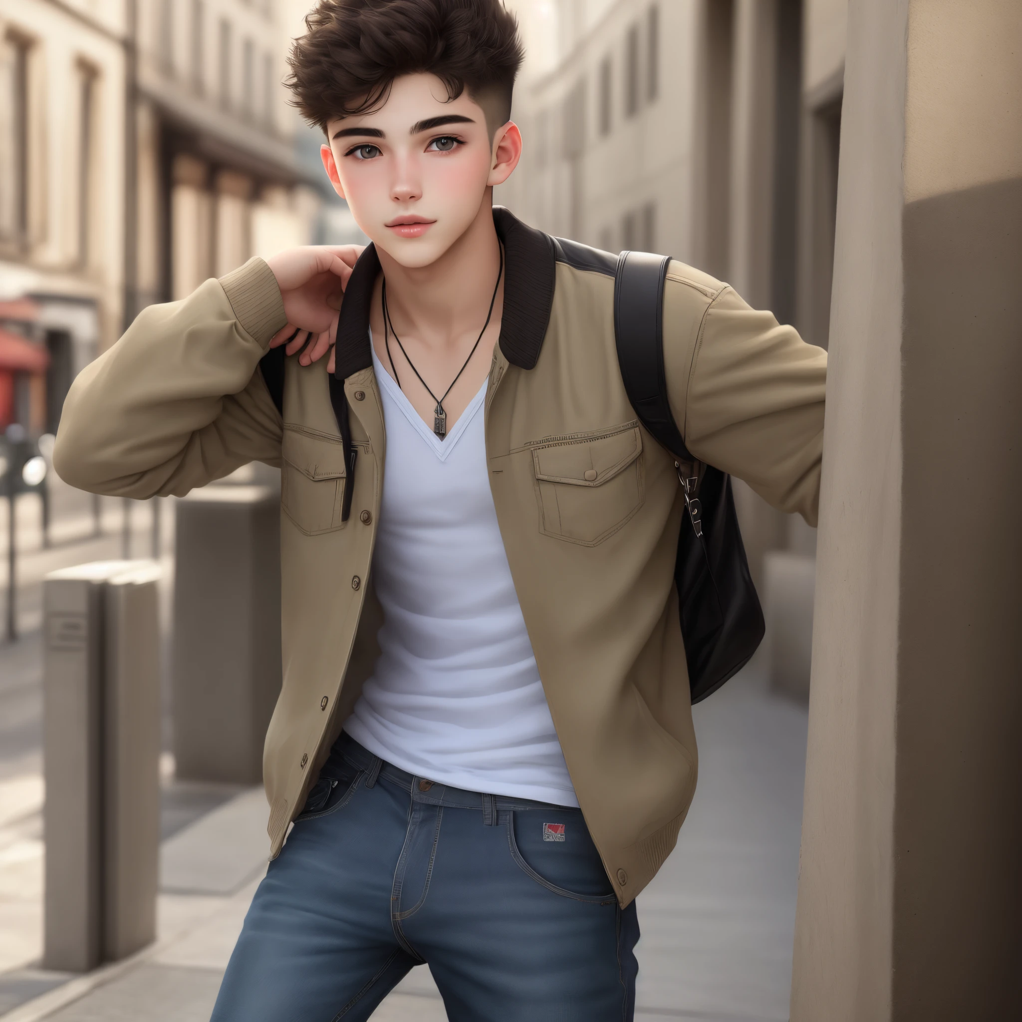 19 year old stylish, realistic boy picture