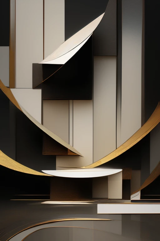 _((Artistic Masterpiece)),((abstract painting)),((Avant-garde)),(contemporary art), Temporary art, design. (Geometric shapes), (plane), (trigonometry). Modern architectural forms. Project.
High quality. Wide format 8K. Restrained range of colors. Clarity of forms.