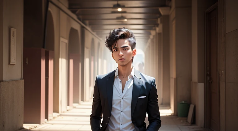 A young attitude man