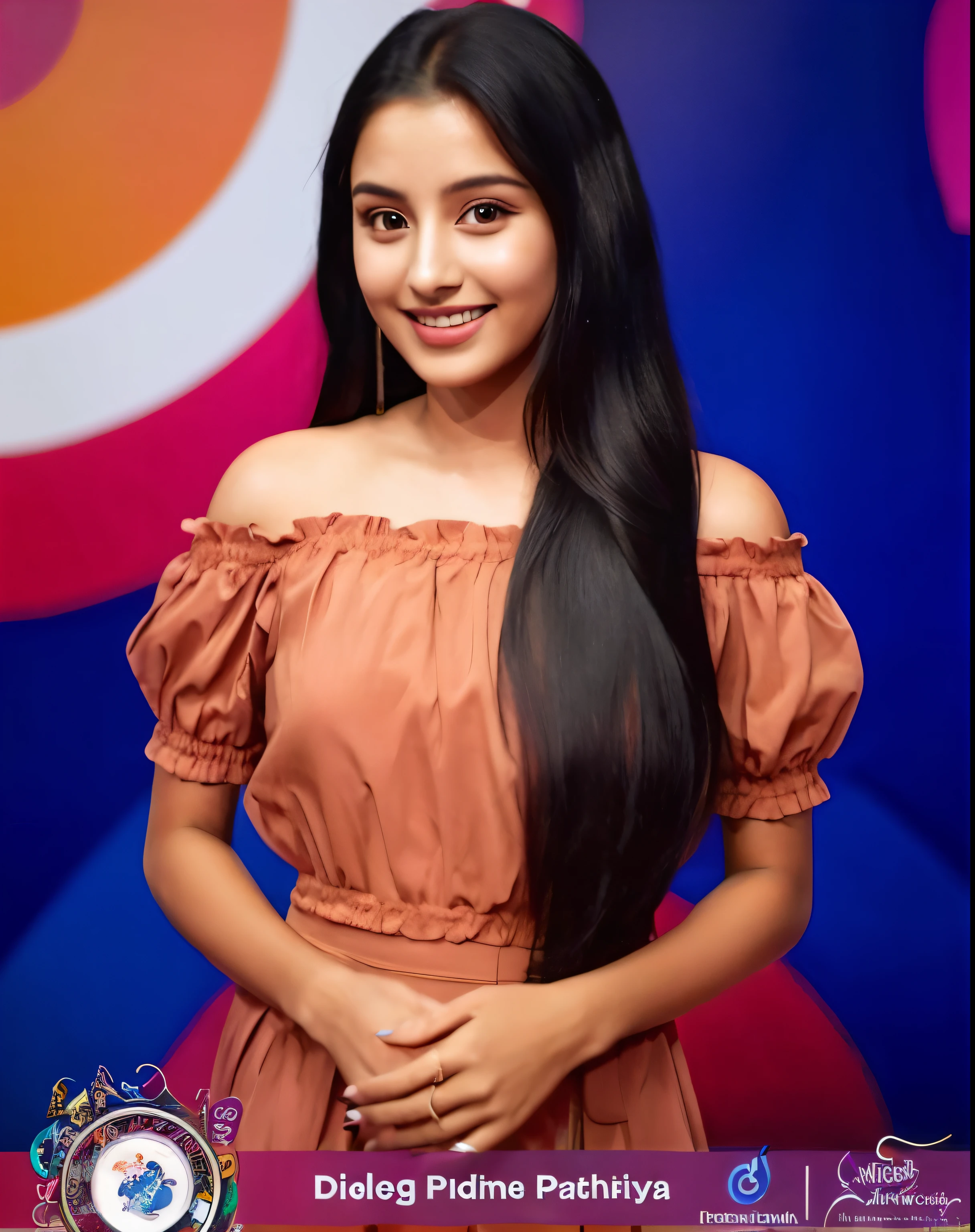 a woman with long black hair posing for a picture, leaked image, tzuyu from twice, promo still, tanned ameera al taweel, profile pic, cute beautiful, she is about 1 6 years old, nivanh chanthara, photoshoot, taken in the early 2020s, violet myers, promotional picture, very vibrant
