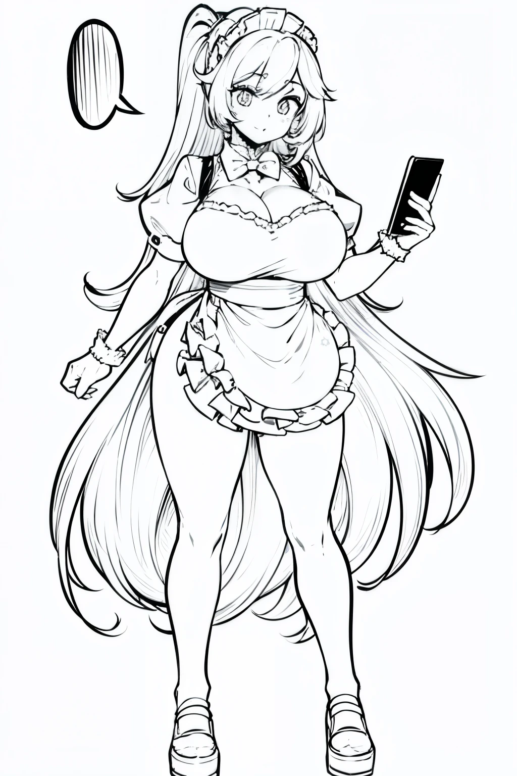 printable black and white adult coloring page featuring a sexy witch, clean line art, nsfw, limited shading, Thick lines