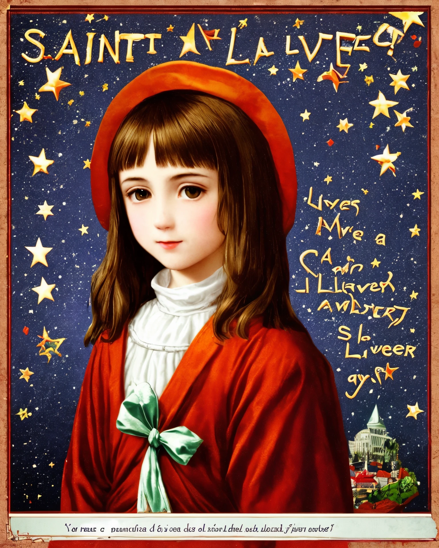 Genere moi une image sur la saint sylvestre pour un cours d’anglais