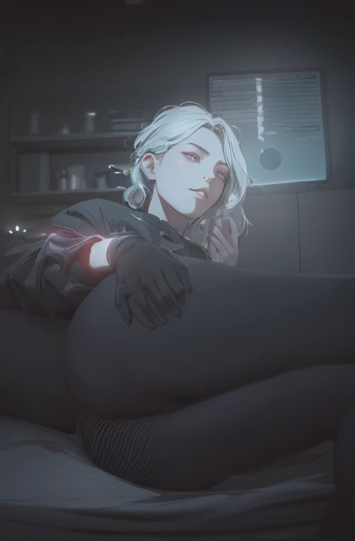 ((La mejor calidad)), ((obra maestra)), (muy detallado:1.3), ...............................................................................................................................................3D, Beautiful (cyberpunk:1.3) Mujer hacker, peinado corto,pelo corto, Volver al visor, cabello grueso, Terminal de ordenador operativo, Pantalla montada en la cabeza, computer server, Pantalla LCD, fiber optic cable, Logotipo de la empresa, HDR (High Dymanic Range), Trazado de rayos, NVIDIA RTX, Super resolution, Irreal 5, Subsoil Scatter, Textura PBR, Post-procesamiento, Anisotropic filtering, profundidad de campo, maximum sharpness and sharpness, Texturas multicapa, Albedo y Highlight Maps, Sombreado de superficies, Accurate simulation of light-material interactions, proporciones perfectas, Renderizado de octanaje, duotone lighting, ISO bajo, balance de blancos, Regla de los tercios, amplia apertura, 8K RAW, efficient sub-pixels, sub-pixel convolution, glow particles, dynamic pose