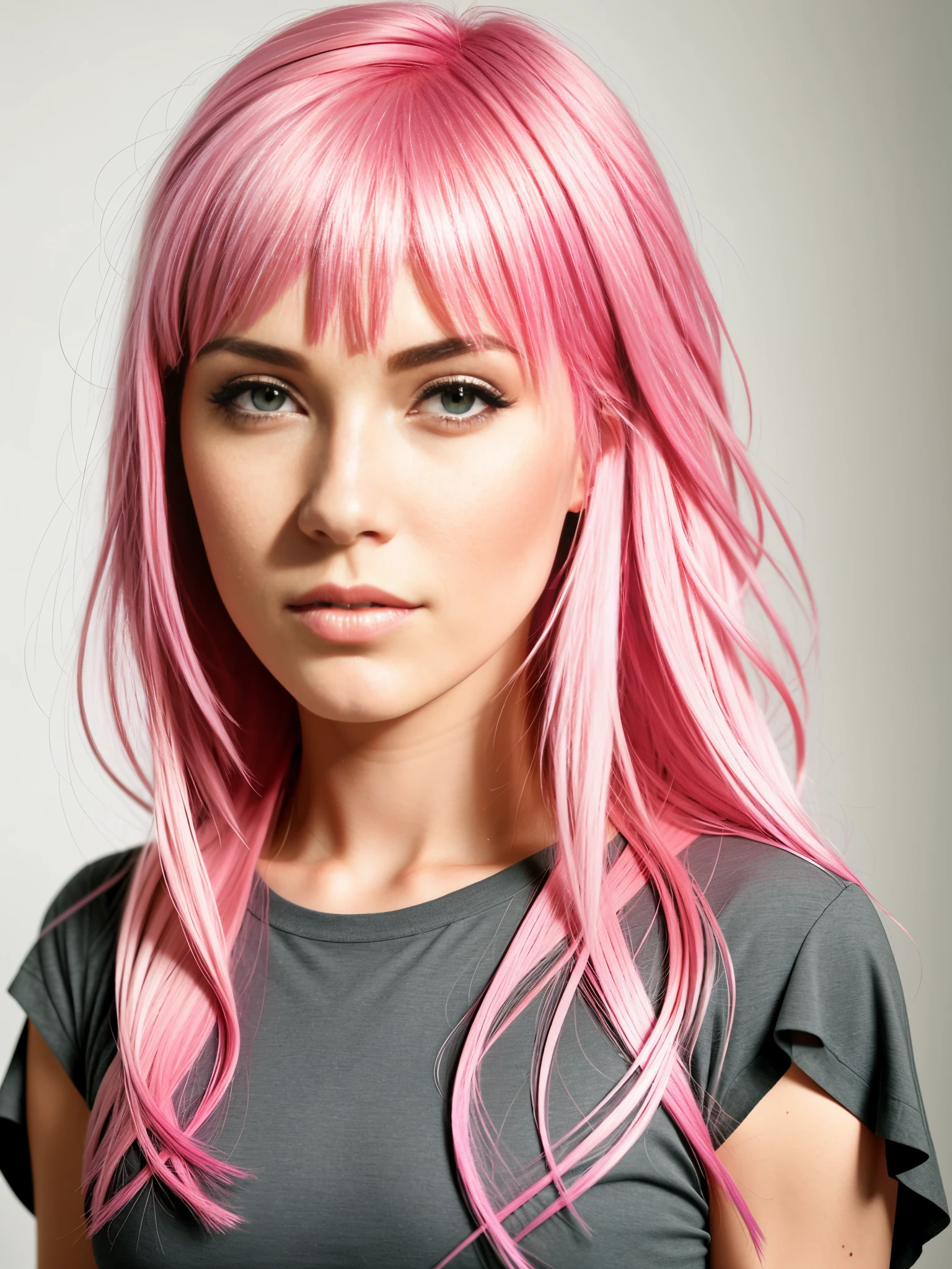 Pink hair