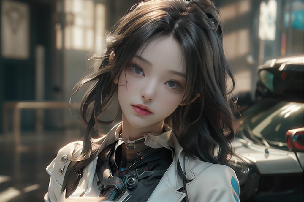 ((Best quality)), ((masterpiece)), (detailed:1.4), 3D, an image of a beautiful cyberpunk female,HDR (High Dynamic Range),Ray Tracing,NVIDIA RTX,Super-Resolution,Unreal 5,Subsurface scattering,PBR Texturing,Post-processing,Anisotropic Filtering,Depth-of-field,Maximum clarity and sharpness,Multi-layered textures,Albedo and Specular maps,Surface shading,Accurate simulation of light-material interaction,Perfect proportions,Octane Render,Two-tone lighting,Wide aperture,Low ISO,White balance,Rule of thirds,8K RAW,