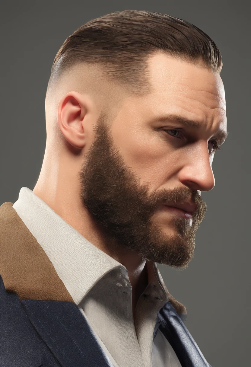Tom Hardy , Realstic, 8k, Detailed, professionnel avec un arriere plan