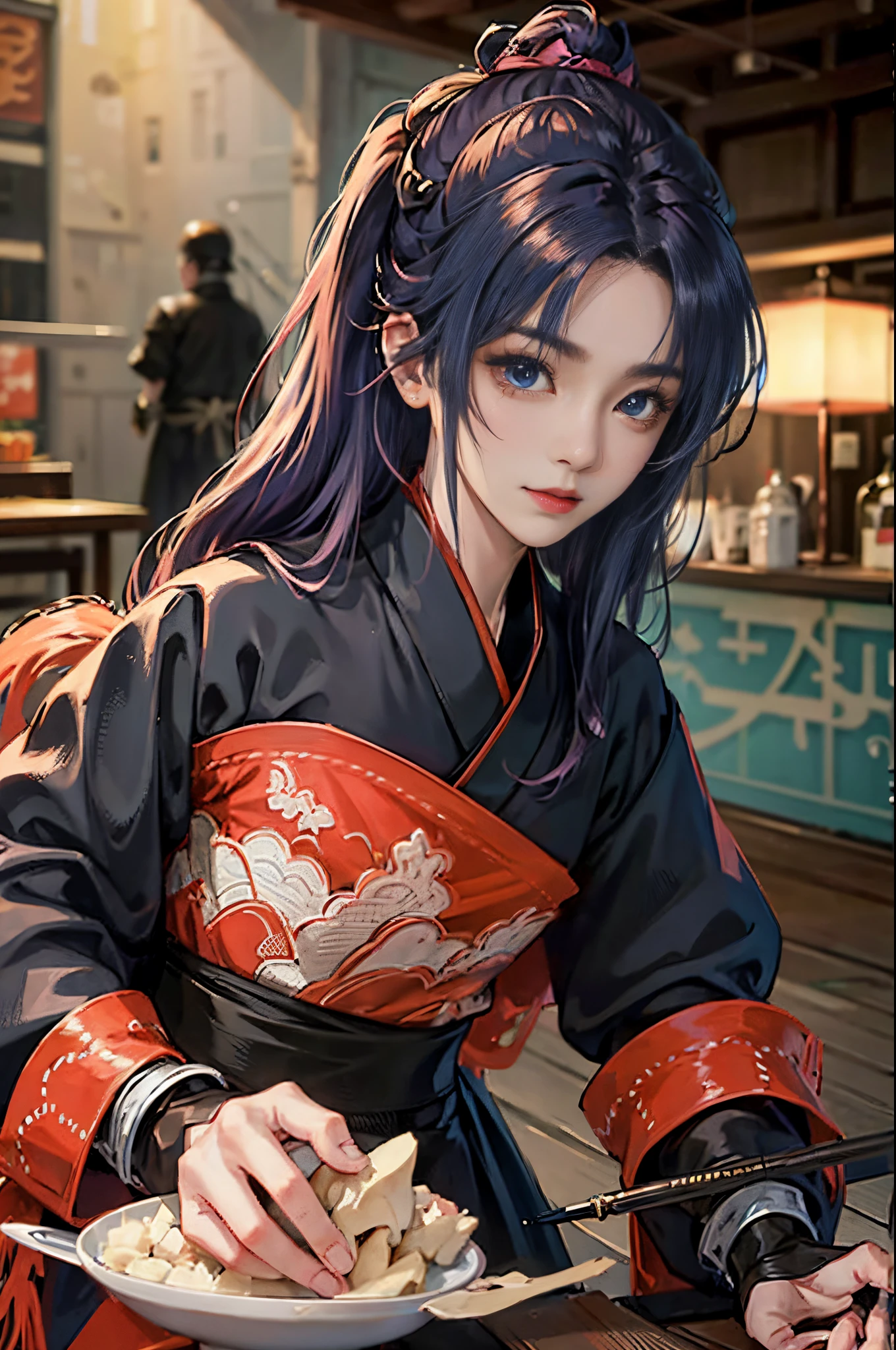 1人の女性、 Look at the viewer,
Her upper body, Her beautiful blue eyes, Pink hair with twin tails, Moles under her eyes, Plump and glossy lips, Heart-shaped choker,Female ninja 、stealth、Ninja Black Costume、Black mask、Looking at the viewer, smiling at the viewer. .. .. .. .. .. .. .. .. .. .. .. .. .. .. .. .. .. .. .. .. .. .. .. .. .. .. .. .. .. .. .. .. .. .. .. .。.。.。.。.。.。.。.。.。.。.。.。.。.。.。.。.。.。.。.。.。.。.。.。.。.。.。.。.。.。.。.。.。.。.。.。.。.。.。.。.。.。.。.。.。.3D, cyberpunk style short clothes、, of the highest quality, 8K, Detailed skin texture, Detailed Cloth Texture, beautifull detailed face, Intricate details, Female ninja、Kunoichi、Ninja Outfit、Edo townscape、morning landscape edge lighting, Side lighting, Cinematic lighting, Ultra high definition, 8K UHD, Film grain, Best Shadows, Delicate, Facing the viewer, front facing