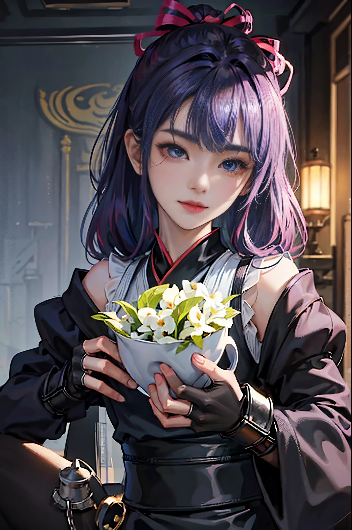 1人の女性、 Look at the viewer,
Her upper body, Her beautiful blue eyes, Pink hair with twin tails, Moles under her eyes, Plump and glossy lips, Heart-shaped choker,Female ninja 、stealth、Ninja Black Costume、Black mask、Looking at the viewer, smiling at the viewer. .. .. .. .. .. .. .. .. .. .. .. .. .. .. .. .. .. .. .. .. .. .. .. .. .. .. .. .. .. .. .. .. .. .. .. .。.。.。.。.。.。.。.。.。.。.。.。.。.。.。.。.。.。.。.。.。.。.。.。.。.。.。.。.。.。.。.。.。.。.。.。.。.。.。.。.。.。.。.。.。.3D, cyberpunk style short clothes、, of the highest quality, 8K, Detailed skin texture, Detailed Cloth Texture, beautifull detailed face, Intricate details, Female ninja、Kunoichi、Ninja Outfit、Edo townscape、morning landscape edge lighting, Side lighting, Cinematic lighting, Ultra high definition, 8K UHD, Film grain, Best Shadows, Delicate, Facing the viewer, front facing