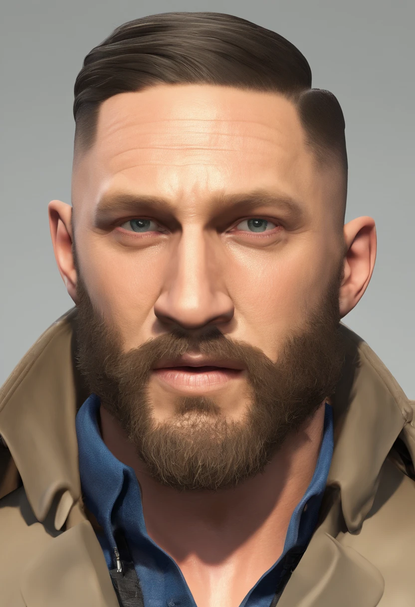 Tom Hardy , Realstic, 8k, Detailed, professionnel avec un arriere plan